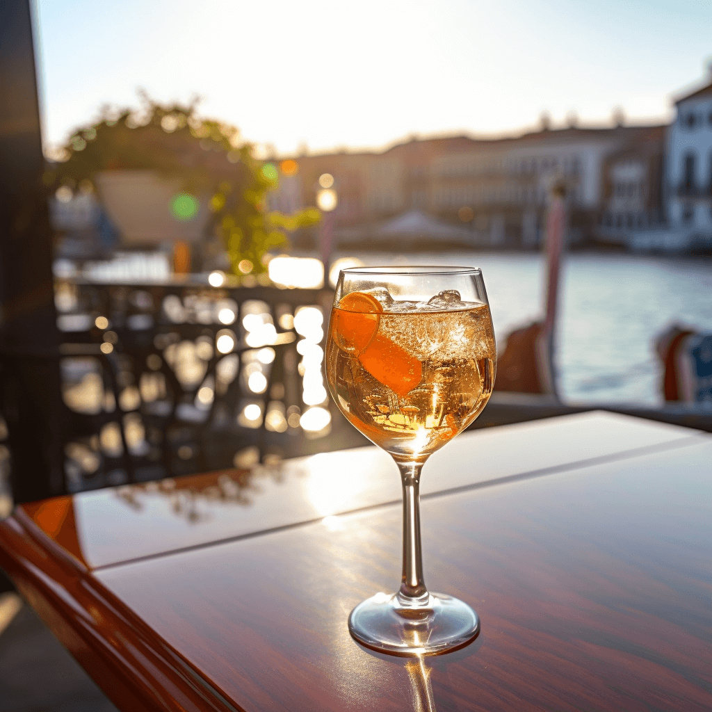 The Aperol Spritz has a refreshing, bittersweet taste with a hint of citrus. It is light, effervescent, and slightly herbal, making it a perfect balance of sweet and bitter flavors.