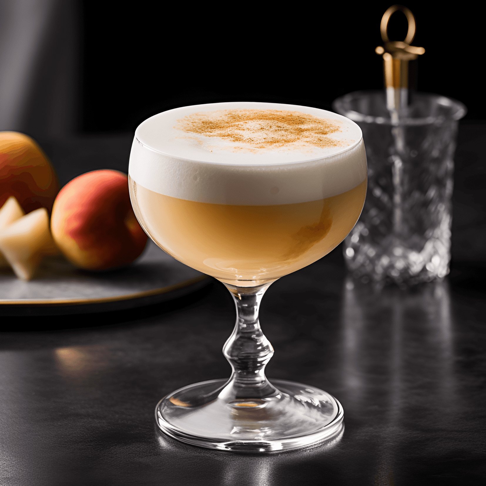 The Apple Brandy Sour is a well-balanced cocktail, with a perfect blend of sweet and sour flavors. The apple brandy provides a rich, fruity taste, while the lemon juice adds a refreshing tang. The simple syrup adds just the right amount of sweetness, making this cocktail a delightful and satisfying drink.
