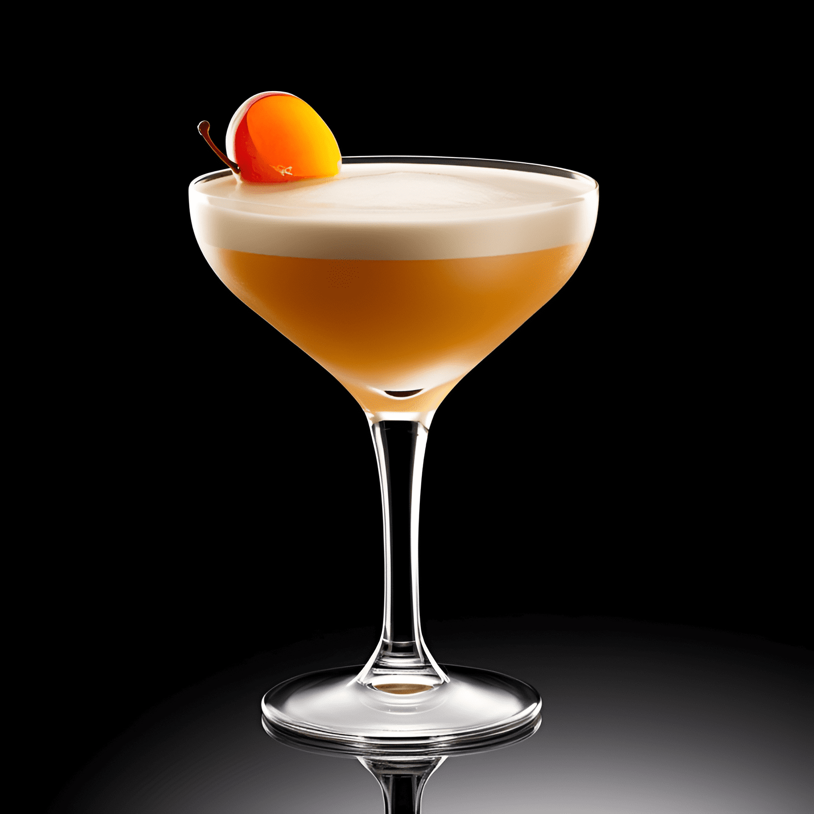 Apricot Lady Cocktail Recipe - The Apricot Lady is a delightful mix of sweet, sour, and fruity flavors. The apricot brandy adds a rich, fruity sweetness, while the lemon juice provides a refreshing tang. The orange liqueur adds a hint of citrus, and the egg white gives the cocktail a smooth, creamy texture.