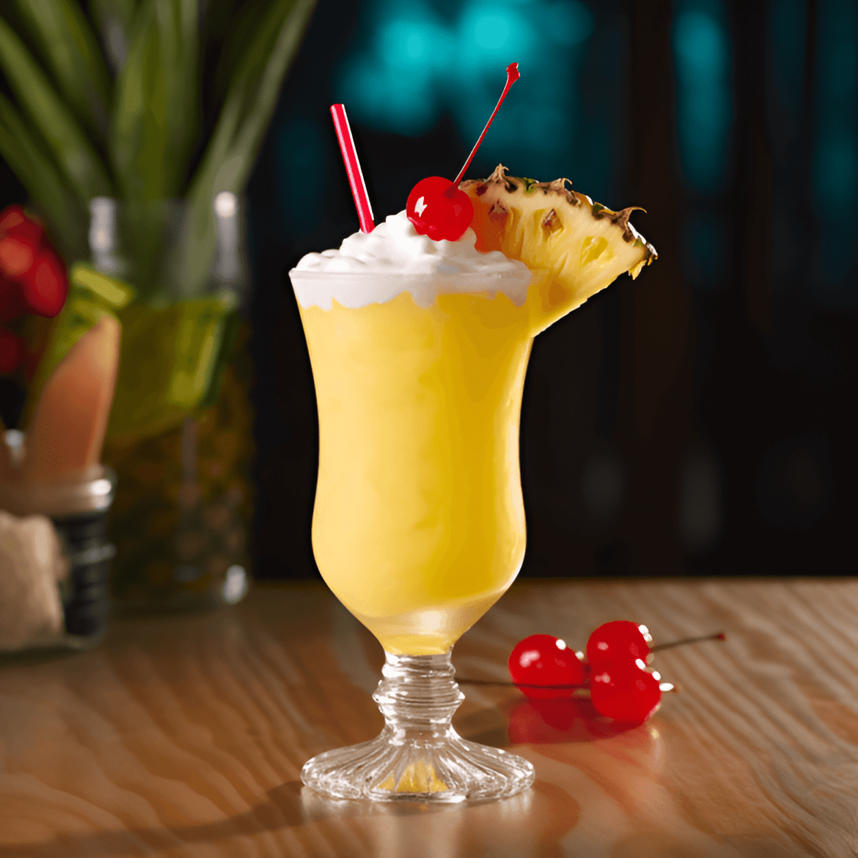 Banana Cabana Cocktail Recipe - The Banana Cabana is a sweet and tangy cocktail with a hint of tropical flavors. The banana liqueur gives it a sweet, fruity taste, while the pineapple juice adds a tangy twist. The coconut cream adds a creamy texture and a tropical flavor. The rum gives it a strong kick, making it a perfect cocktail for those who enjoy strong drinks.