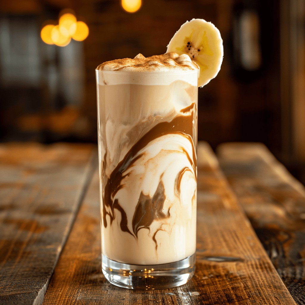Banana Mudslide Cocktail Recipe - The Banana Mudslide is a sweet, creamy, and indulgent cocktail. It has a velvety texture with distinct notes of banana, chocolate, and a hint of coffee. It's rich and can almost be considered a liquid dessert.
