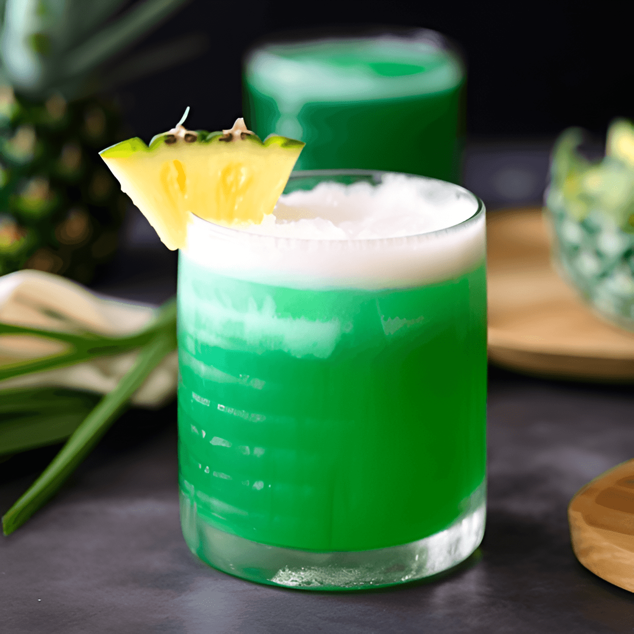 Beetlejuice Cocktail Recipe - The Beetlejuice cocktail is a sweet, fruity concoction with a tropical twist. The pineapple juice and melon liqueur give it a refreshing, tangy flavor, while the vodka adds a kick of strength. The overall taste is smooth, vibrant, and delightfully exotic.