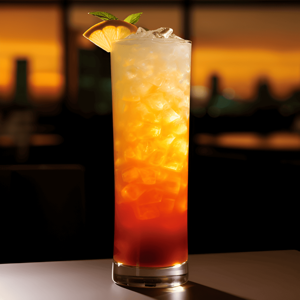 Bermuda Rum Swizzle Cocktail Recipe - The Bermuda Rum Swizzle has a well-balanced, fruity, and refreshing taste. It is sweet and tangy with a hint of spice, and has a smooth, medium-bodied texture. The combination of rum, fruit juices, and bitters creates a complex and satisfying flavor profile.