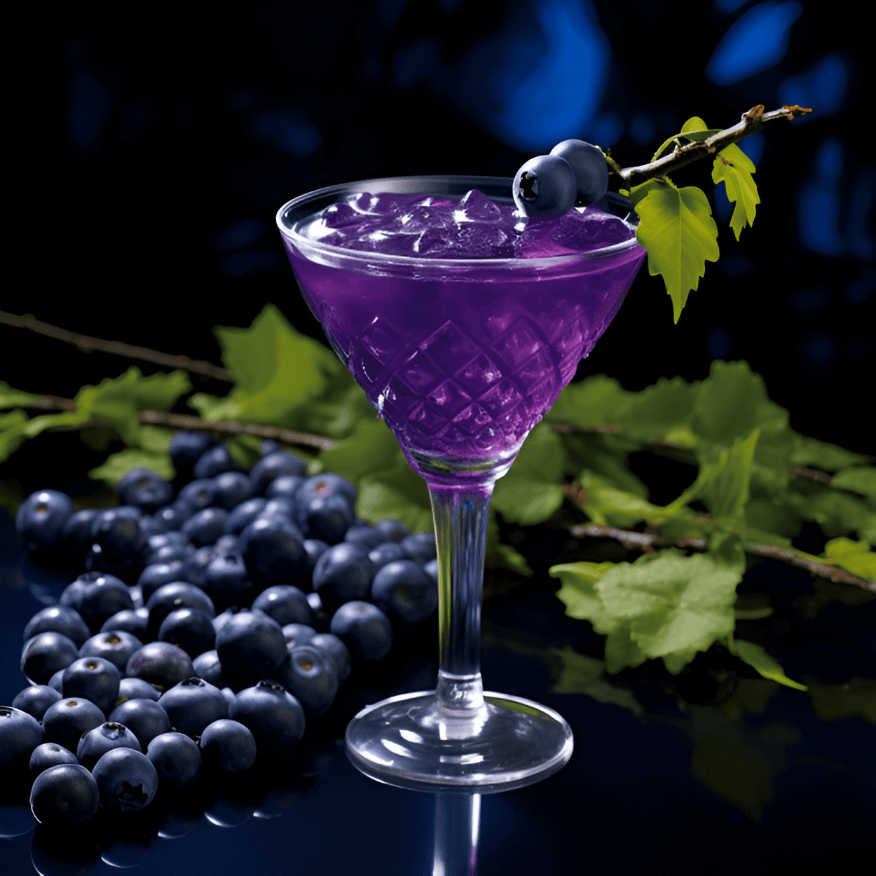 Blaberry Aviation Cocktail Recipe - The Blaberry Aviation is a delightful balance of sweet and sour. The fresh blueberries add a sweet, fruity flavor that complements the tartness of the lemon juice. The gin provides a strong, crisp base, while the maraschino liqueur and crème de violette add complexity and a subtle floral note.