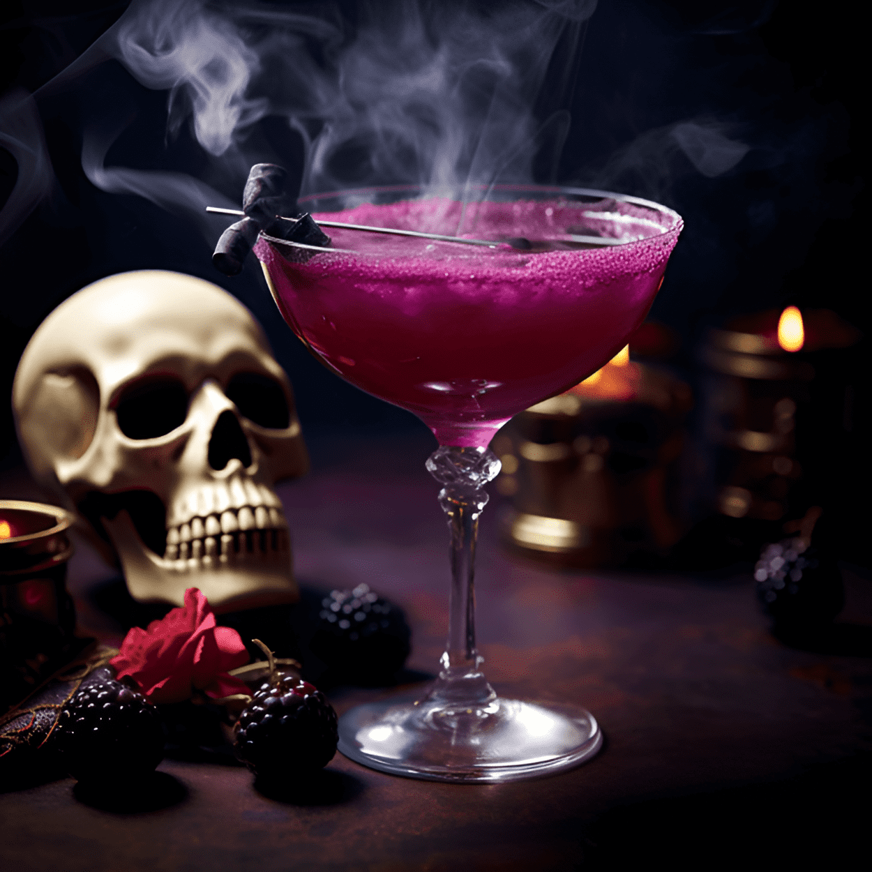 Black Death Cocktail Recipe - The Black Death cocktail is a potent mix of sweet, sour, and strong. The sweetness of the blackcurrant liqueur balances the tartness of the lemon juice, while the vodka gives it a powerful kick. It's a cocktail that's full of contrast and complexity.