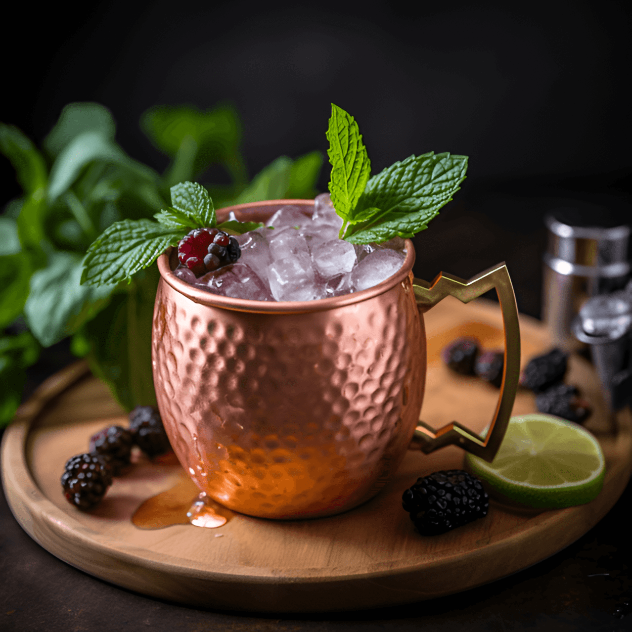Blackberry Sage Mule Cocktail Recipe - The Blackberry Sage Mule offers a delightful balance of sweet, tart, and earthy flavors. The blackberries provide a sweet and slightly tart taste, while the sage adds an earthy complexity. The ginger beer gives it a spicy kick, and the lime juice adds a refreshing tanginess.