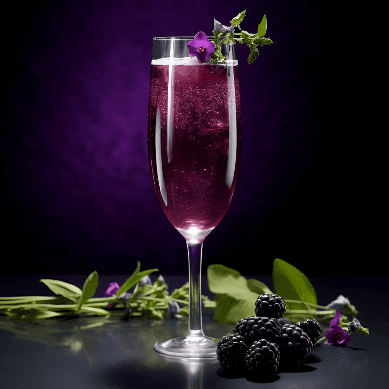 Blackberry-Thyme French 75 Cocktail Recipe - The Blackberry-Thyme French 75 is a delightfully balanced cocktail. The sweet, tart flavor of blackberries is complemented by the earthy, aromatic thyme. The gin adds a juniper-forward botanical flavor, and the champagne gives it a bubbly, crisp finish.