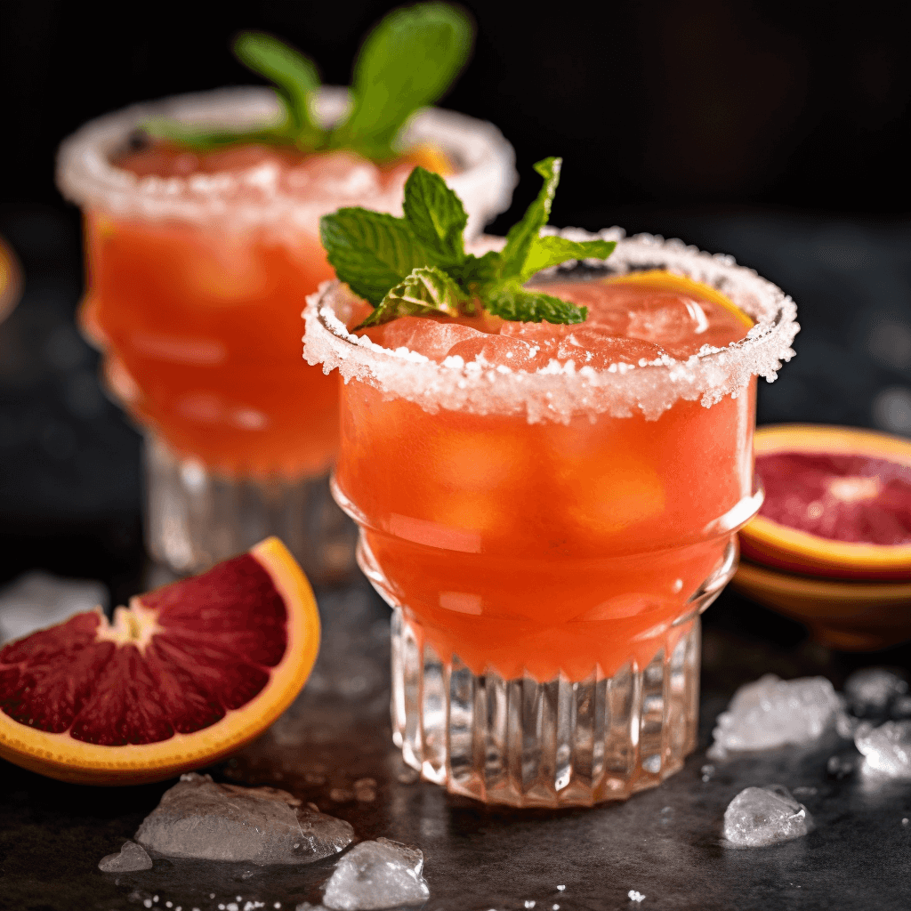 Blood Orange Margarita Cocktail Recipe - The Blood Orange Margarita has a sweet, tart, and slightly bitter taste with a hint of citrus. The blood orange juice adds a rich, fruity flavor that complements the tequila and lime juice, while the orange liqueur adds a touch of sweetness.