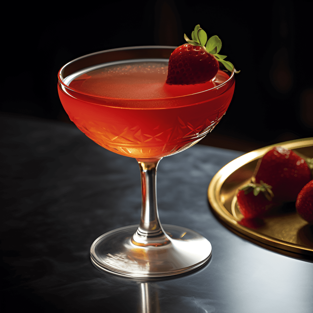 Bloodhound Cocktail Recipe - The Bloodhound cocktail is a strong, spirit-forward drink with a hint of fruitiness. The gin provides a robust base, while the sweet vermouth and dry vermouth balance each other out. The addition of fresh strawberries adds a touch of sweetness and a fruity aroma.