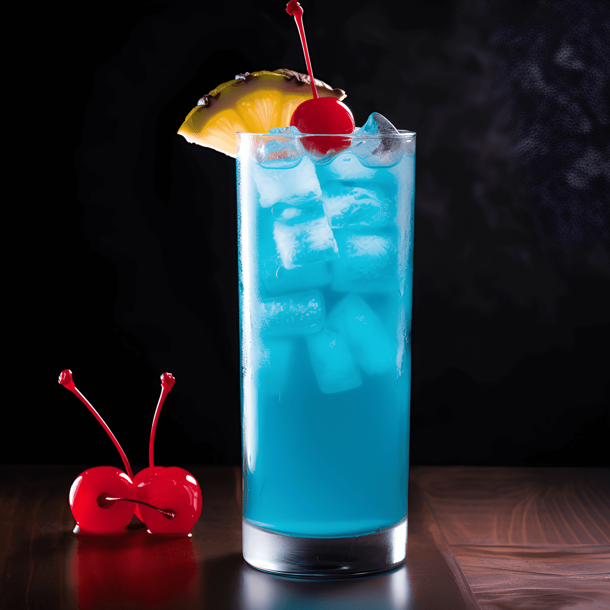 Blue Breeze Cocktail Recipe - The Blue Breeze is a sweet, tangy, and slightly tart cocktail. It has a strong fruity flavor, with the pineapple and coconut creating a tropical taste. The blue curaçao adds a hint of citrus and gives the drink its distinctive blue color.