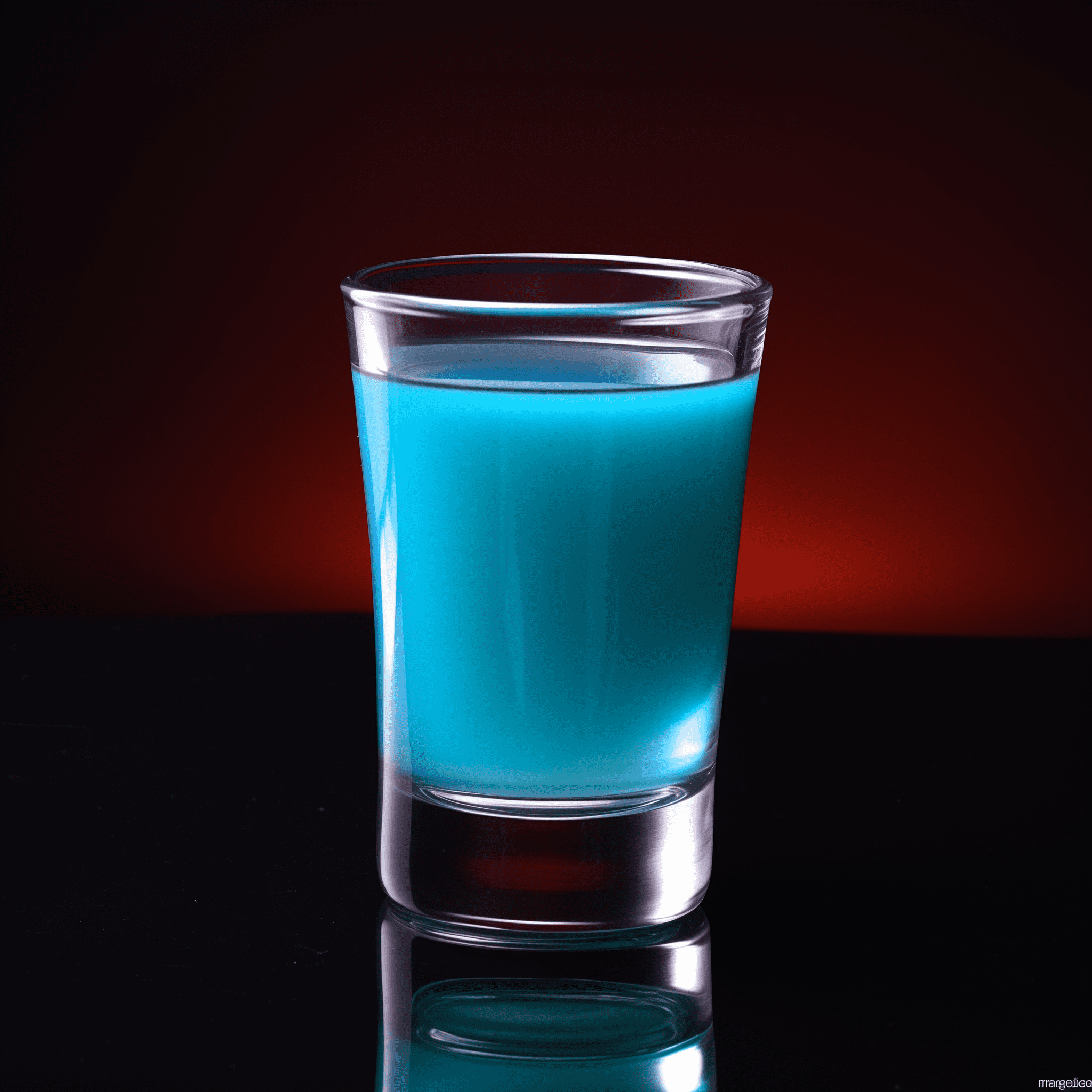 Blue Moon Shot Receta - El Blue Moon Shot ofrece una deliciosa mezcla de sabor a almendra dulce del Amaretto, complementado por las notas ligeramente amargas y cítricas del Blue Curaçao. Es un chupito suave y rico con una textura cremosa que puede ser refrescante e indulgente.