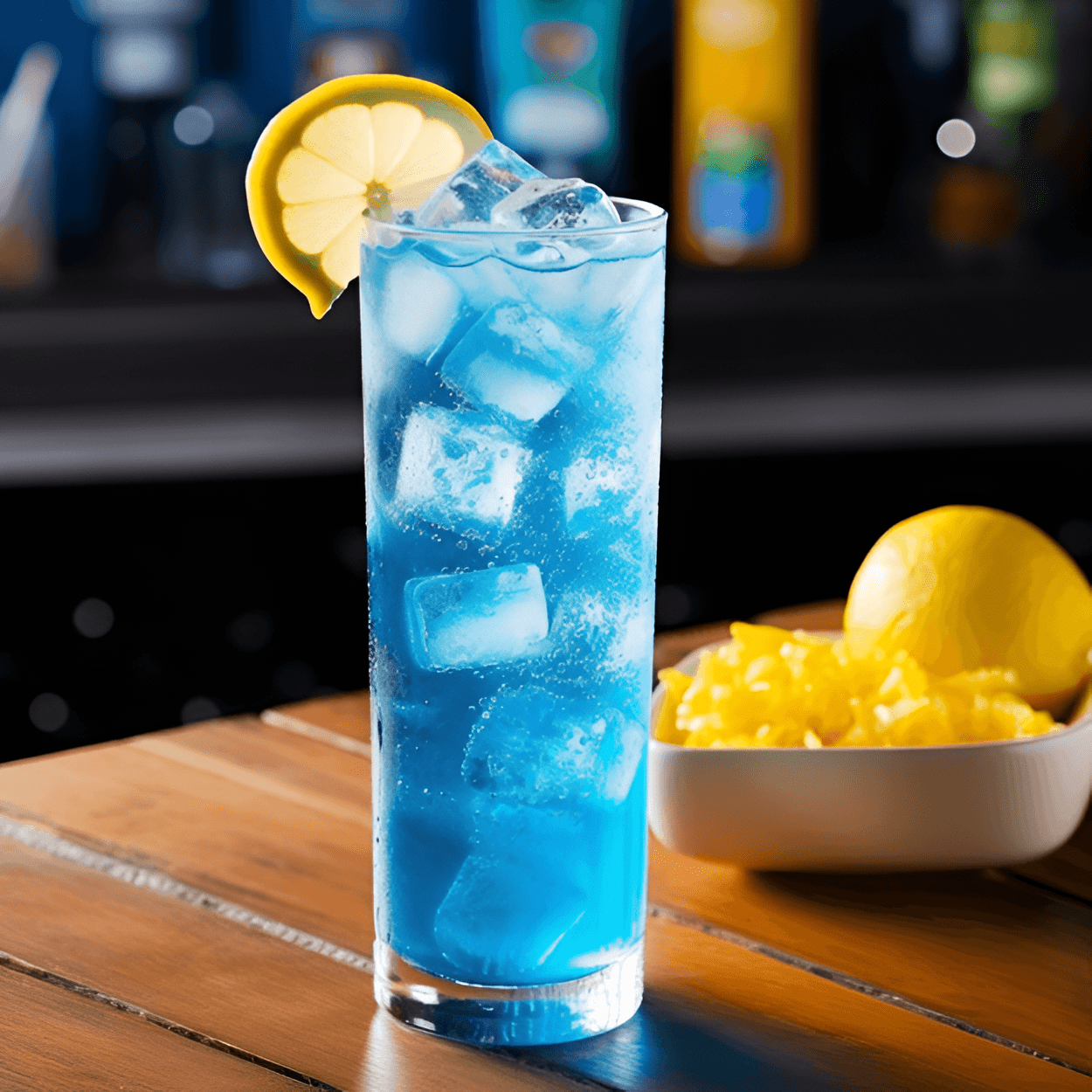 Blue Motorcycle Cocktail Recipe - The Blue Motorcycle is a strong, potent cocktail with a sweet and sour taste. The sweetness comes from the blue curacao and sweet and sour mix, while the sourness is provided by the lemon juice. The vodka, tequila, rum, and gin give it a strong alcoholic kick.