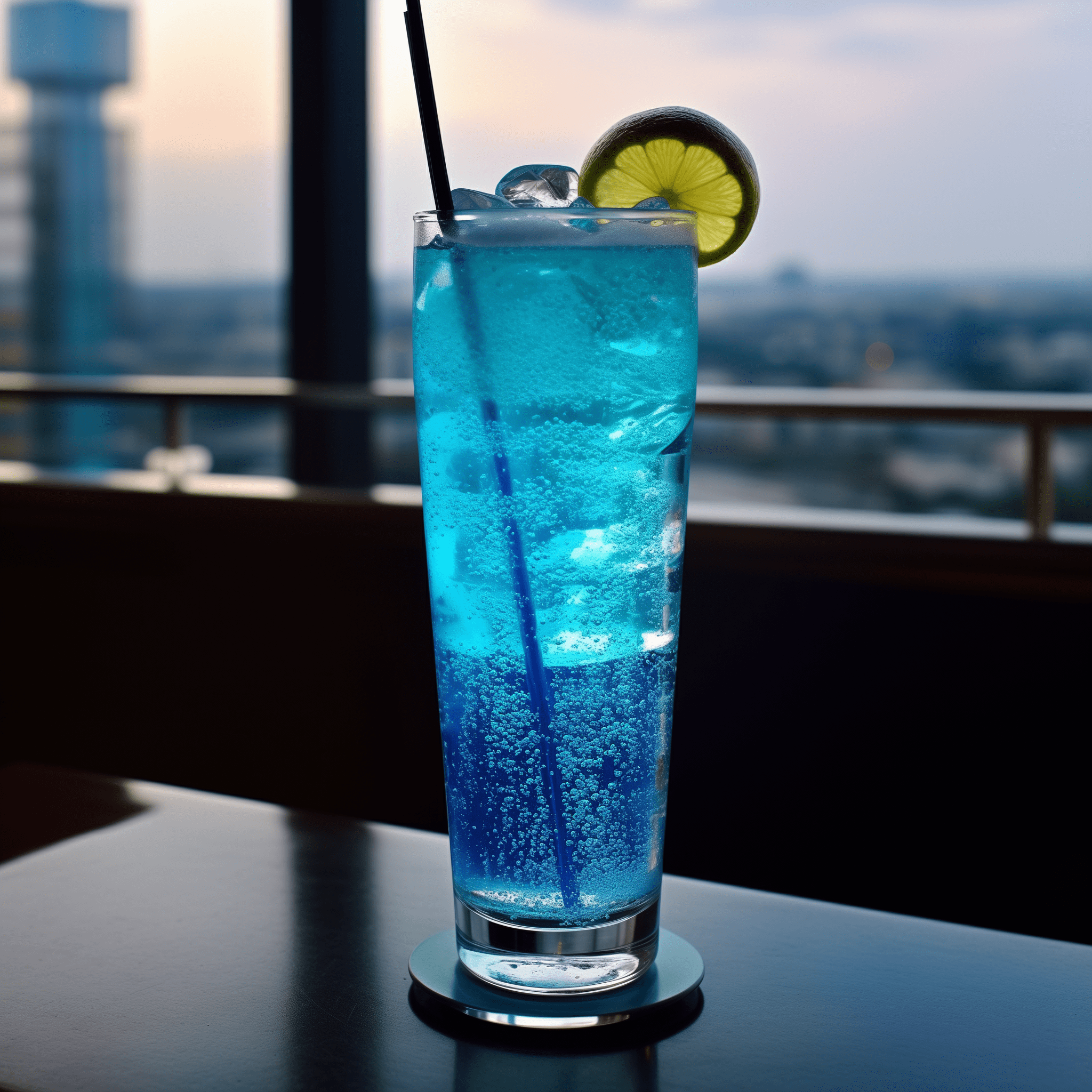 Blue Skyline Cocktail Recipe - The Blue Skyline is a tantalizing mix of sweet and tart flavors with a fruity raspberry undertone. It's a light and refreshing cocktail with a playful balance between the citrus and the sweet berry notes.