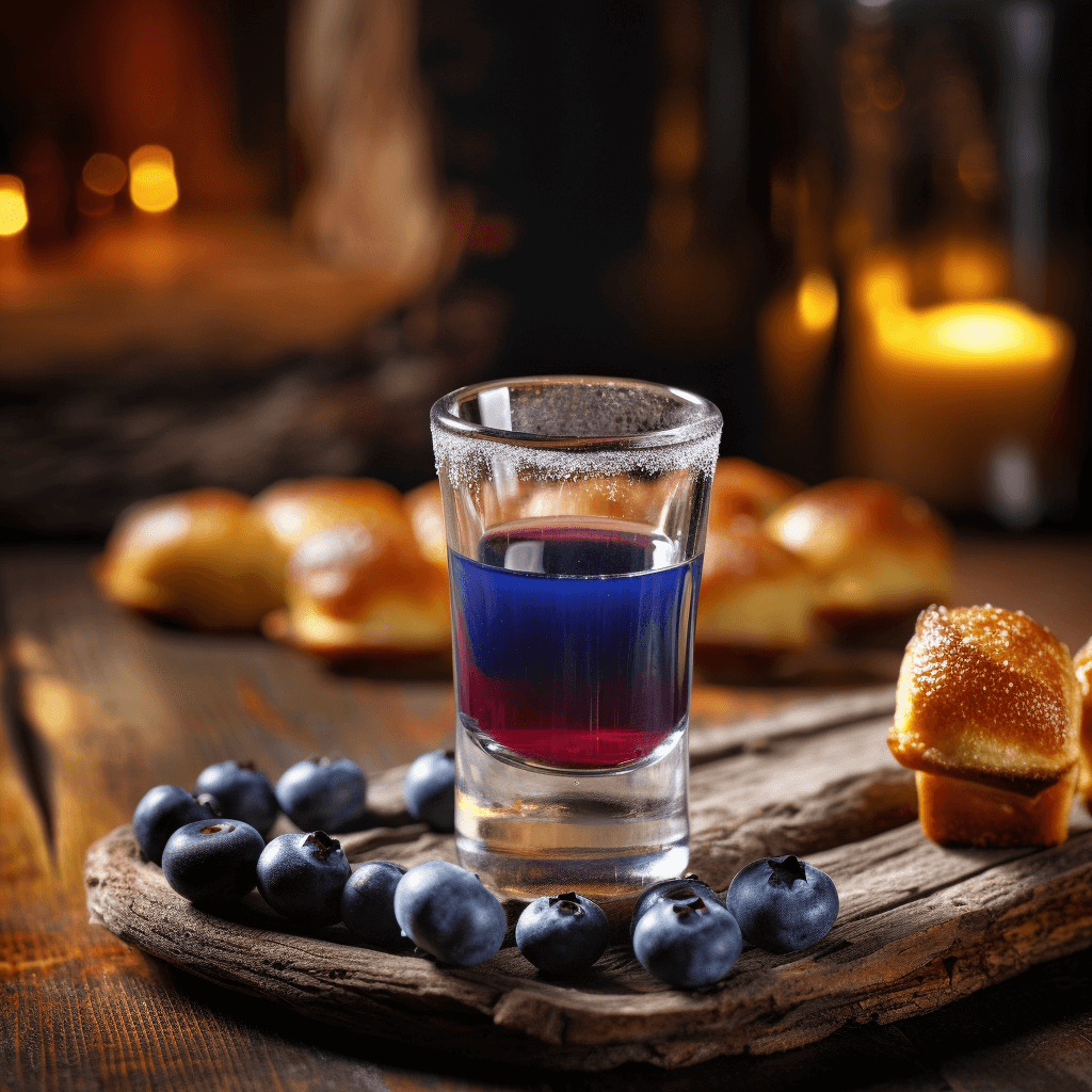 Blueberry Pancake Shot Recipe - The Blueberry Pancake Shot is sweet, fruity, and slightly creamy, with a rich blueberry flavor and a hint of maple syrup. It's a smooth and easy-to-drink shot that leaves a pleasant aftertaste.