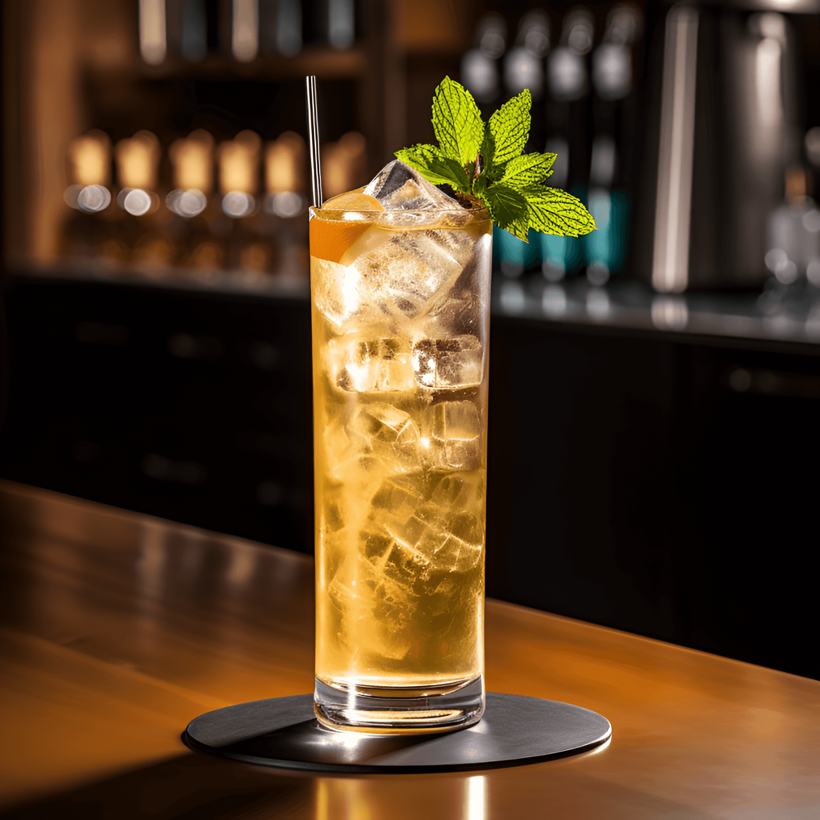 Bourbon Cooler Cocktail Recipe - The Bourbon Cooler has a smooth, slightly sweet, and refreshing taste. The bourbon provides a rich and warm base, while the lemon and mint add a bright and zesty kick. The club soda gives it a light and effervescent finish.