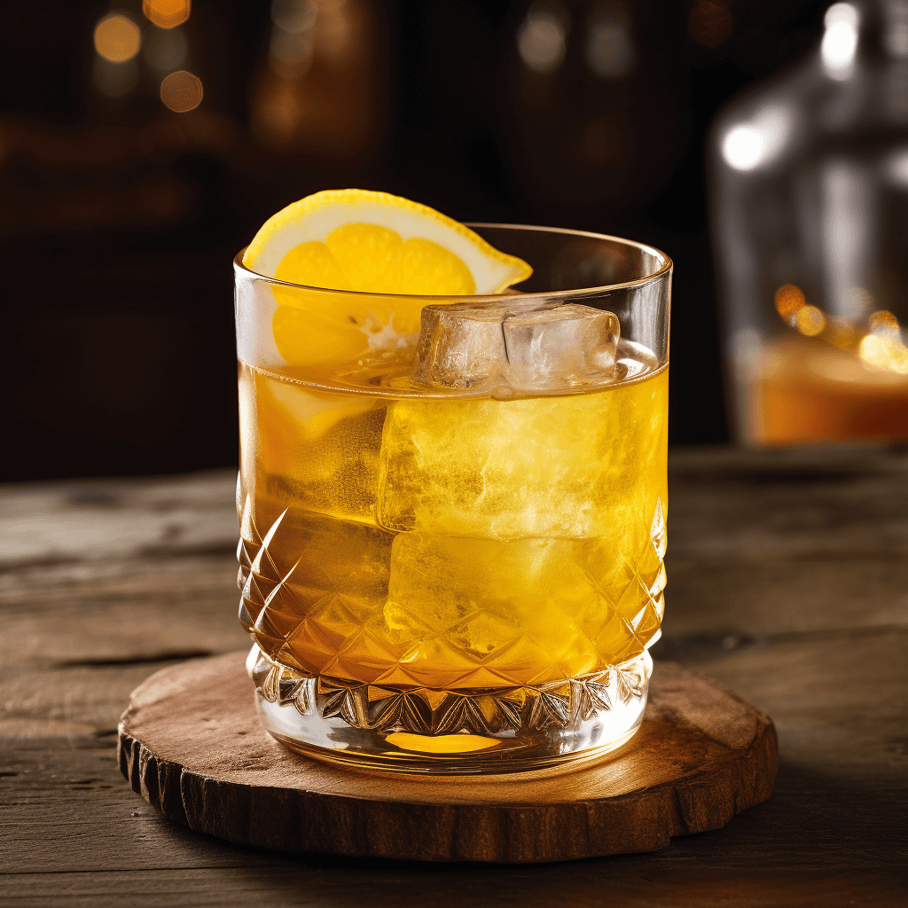 Bourbon Limoncello Twist Cóctel Receta - El Bourbon Limoncello Twist ofrece una mezcla armoniosa de dulzura, acidez y calidez. El bourbon proporciona un trasfondo ahumado y de vainilla, mientras que el limoncello añade un dulce brillante de limón. Es suave, refrescante y tiene un final ligeramente herbal.