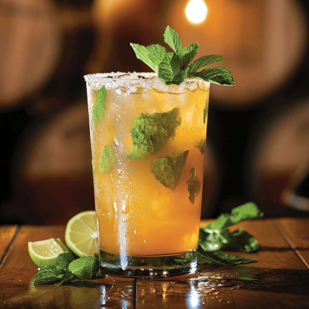 Bourbon Mojito Cocktail Recipe - The Bourbon Mojito has a refreshing minty tang with the sweet undertones of bourbon. It's a harmonious blend of warmth and coolness, with a slightly woody aftertaste that lingers pleasantly.
