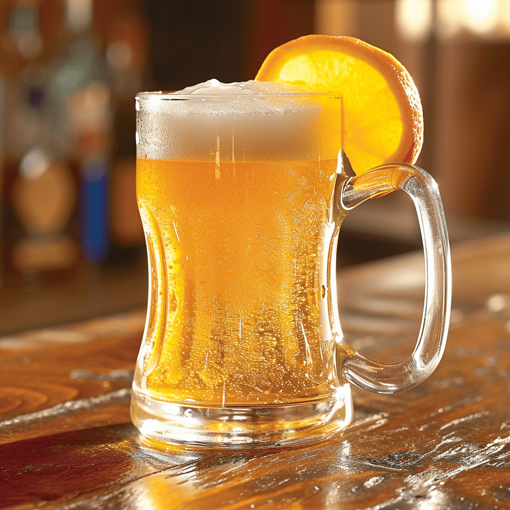 Bromosa Cóctel Receta - El Bromosa ofrece un perfil de sabor robusto y picante. Es una mezcla armoniosa de los tonos terrosos del tequila, la frescura de la cerveza tipo lager y el dulce golpe cítrico del jugo de naranja, redondeado con un toque de dulzura del licor de naranja.
