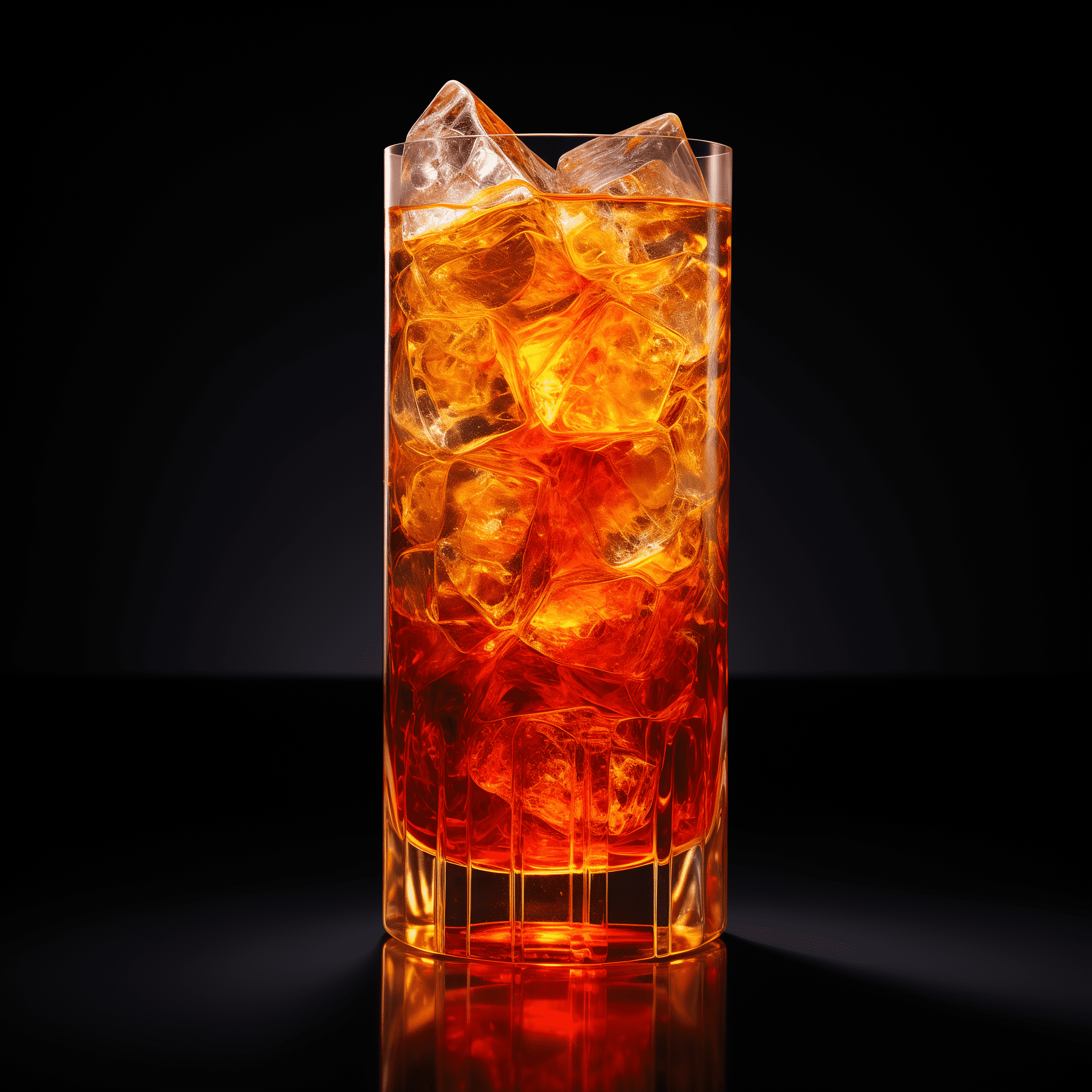 The Bull Blaster is a bold cocktail with a sweet, syrupy base from the Jagermeister, complemented by the carbonated, citrusy zing of Red Bull. It's a strong, invigorating drink with a unique herbal aftertaste.