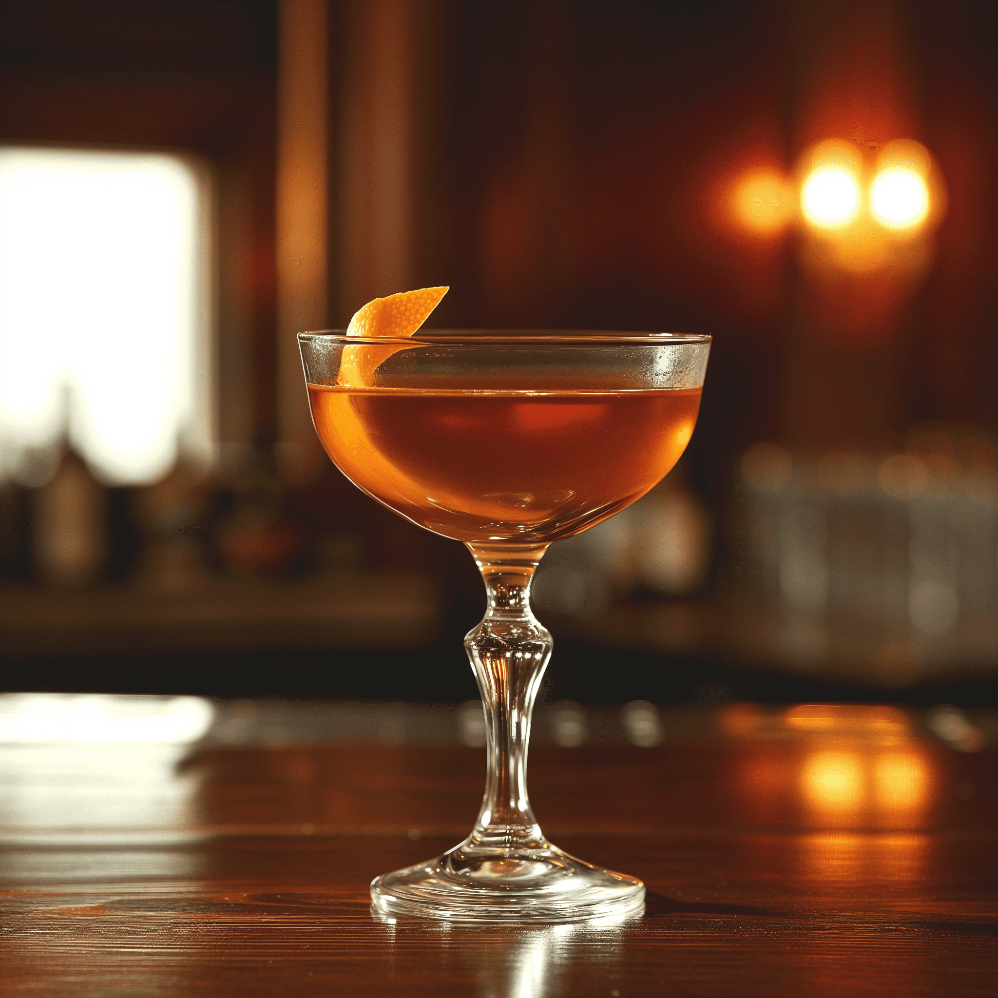 Burnt Fuselage Cocktail Recipe - The Burnt Fuselage offers a robust and complex flavor profile. The cognac provides a deep, rich base with hints of oak and vanilla, while the dry vermouth adds a herbal and slightly bitter counterpoint. The Grand Marnier brings a sweet and subtly citrus note, creating a well-rounded and sophisticated taste.