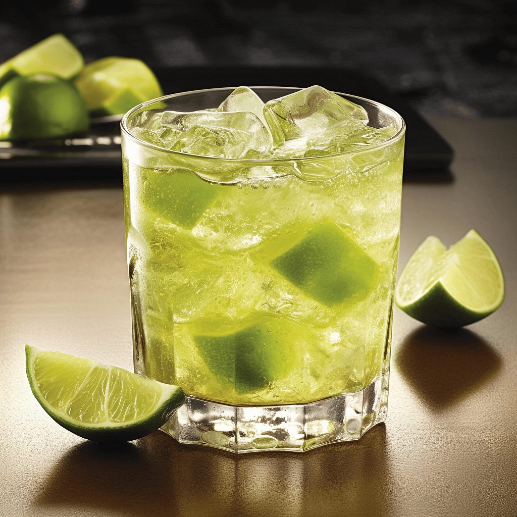 The Caipirinha has a refreshing, tangy, and slightly sweet taste. The combination of lime and sugar provides a perfect balance of sour and sweet, while the cachaça adds a unique, earthy flavor. The drink is strong, yet smooth and easy to sip.
