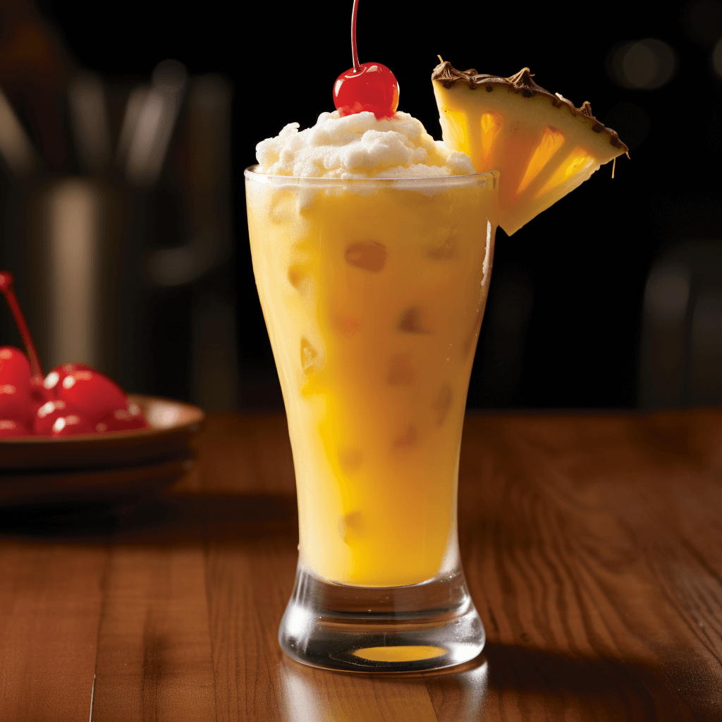 Cheddar's Painkiller Cocktail Recipe - The Cheddar's Painkiller is a sweet and creamy cocktail with a strong tropical flavor. The pineapple and orange juices give it a fruity sweetness, while the coconut cream adds a rich, creamy texture. The rum provides a strong, warming kick that balances out the sweetness.