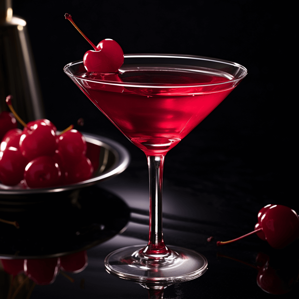 Cherry Bomb Cocktail Recipe - The Cherry Bomb cocktail is a sweet, fruity, and slightly tart drink with a strong cherry flavor. It has a smooth, velvety texture and a vibrant red color that is sure to catch the eye.