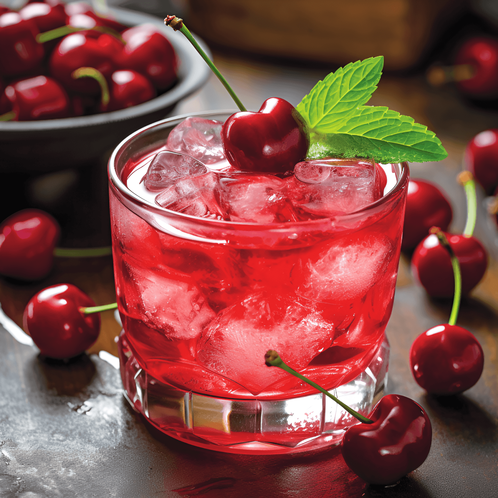 Cherry Cobbler Cocktail Recipe - The Cherry Cobbler cocktail is a delightful mix of sweet, tart, and fruity flavors. The combination of cherry brandy, fresh cherries, and lemon juice creates a refreshing and tangy taste, while the sugar and crushed ice add a touch of sweetness and a smooth texture.