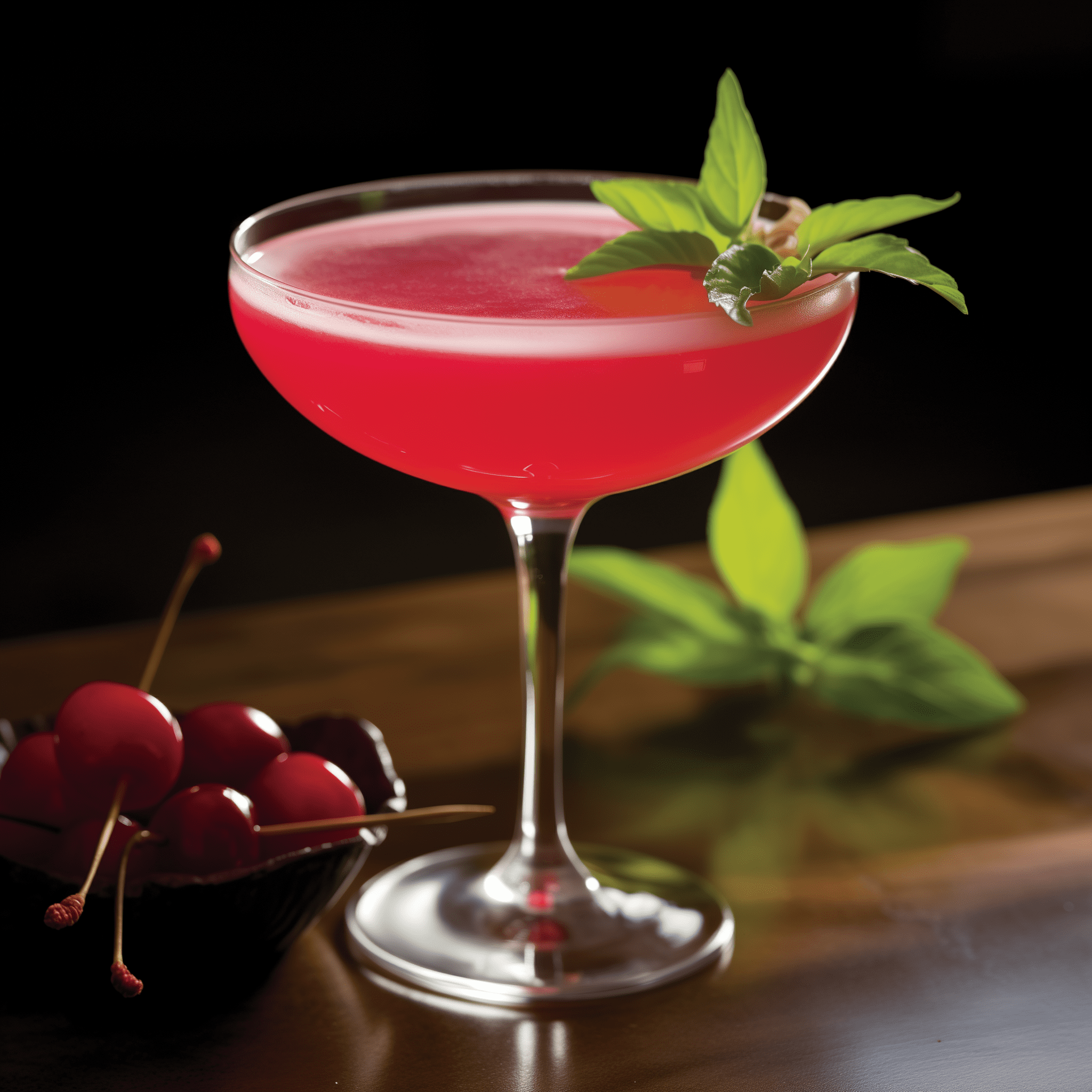 Cherry Sage Gimlet Cocktail Recipe - The Cherry Sage Gimlet offers a harmonious blend of tartness from the lime, a subtle sweetness from the cherries, and a complex herbal backdrop from the sage. It's a refreshing cocktail with a sophisticated edge, perfect for sipping slowly.