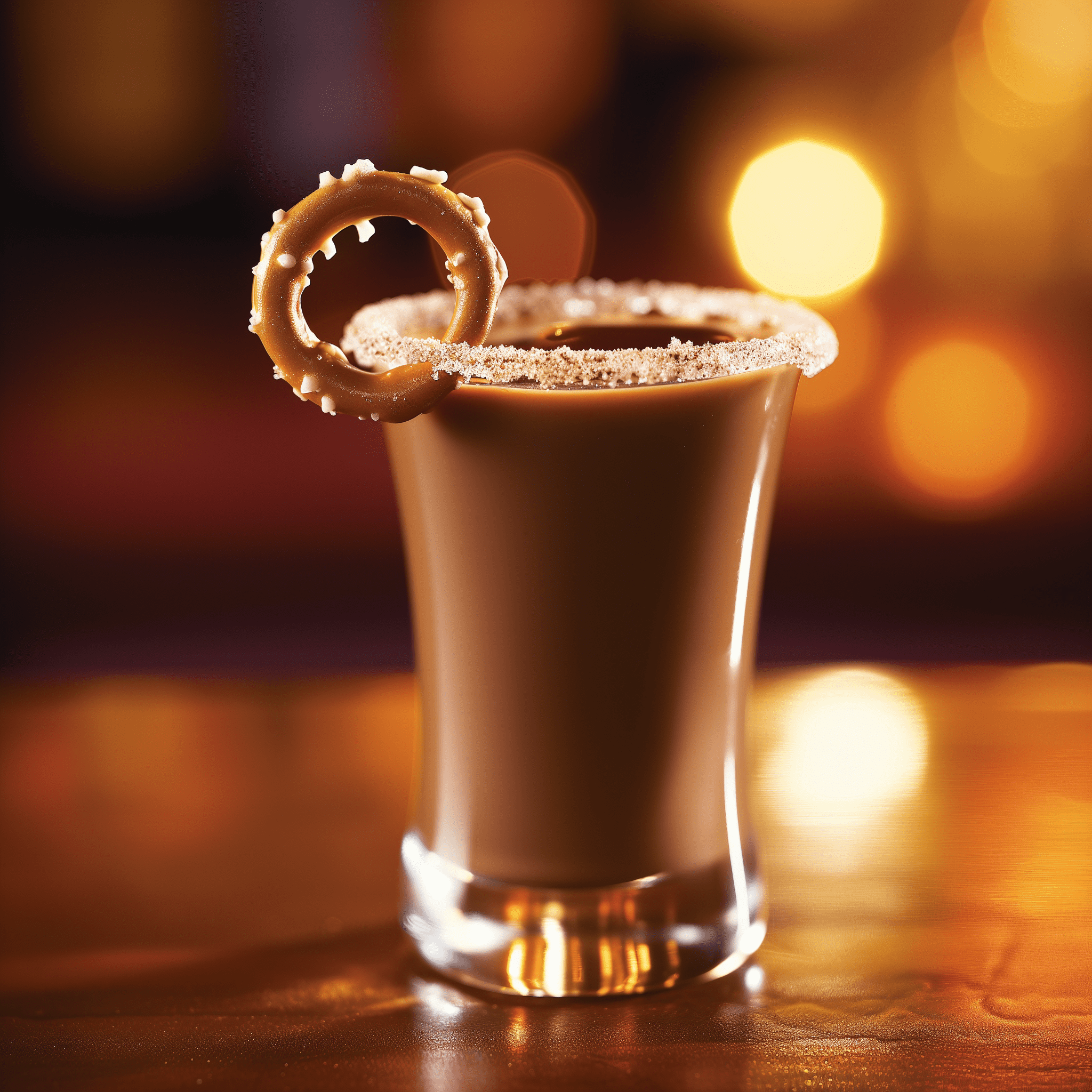 Chocolate Covered Pretzel Recipe - The Chocolate Covered Pretzel shot is a delightful blend of sweet and creamy with a hint of nuttiness from the hazelnut liqueur. The salted rim provides a savory contrast that mimics the experience of eating an actual chocolate-covered pretzel.