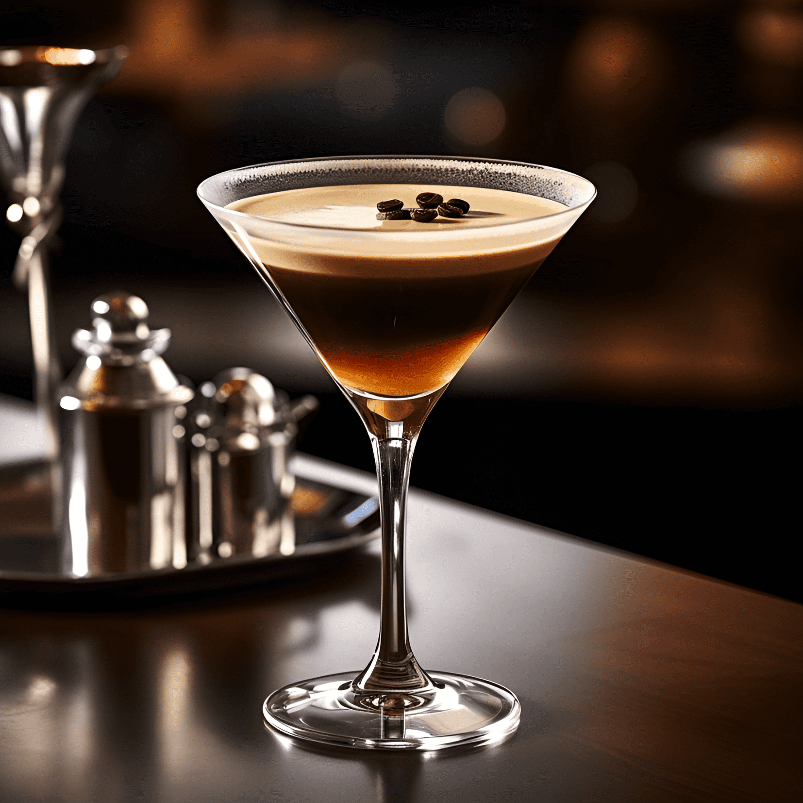 The Coffee Cocktail has a rich, velvety texture with a subtle sweetness and a hint of fruity notes from the port wine. The cognac adds warmth and depth to the flavor, while the egg gives it a creamy, frothy consistency.