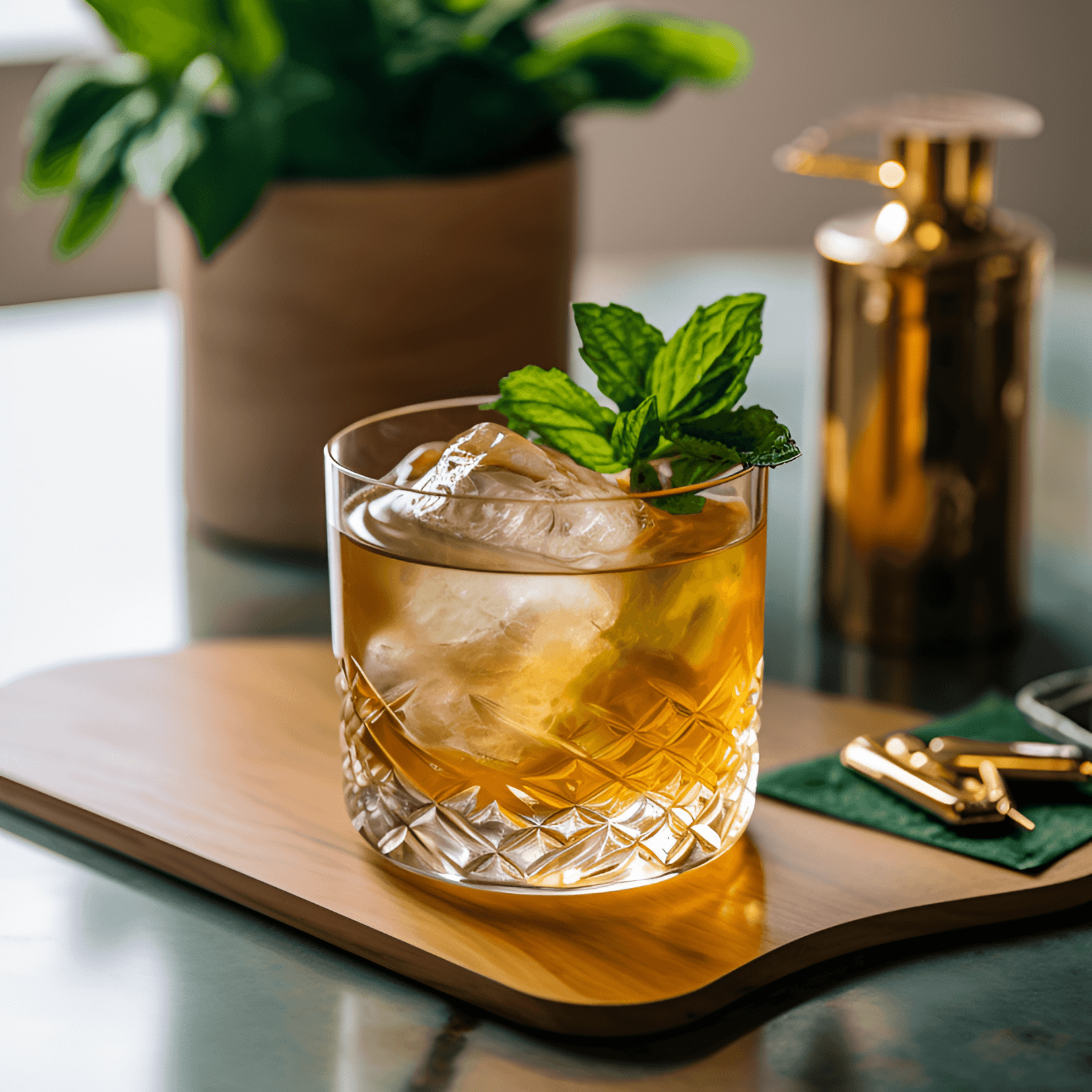 Cold Comfort Cocktail Recipe - The Cold Comfort cocktail has a well-balanced taste, with a combination of sweet, sour, and herbal notes. The whiskey provides a warm, smooth base, while the lemon juice adds a tangy, refreshing element. The simple syrup brings a touch of sweetness, and the mint leaves contribute a cool, fresh finish.