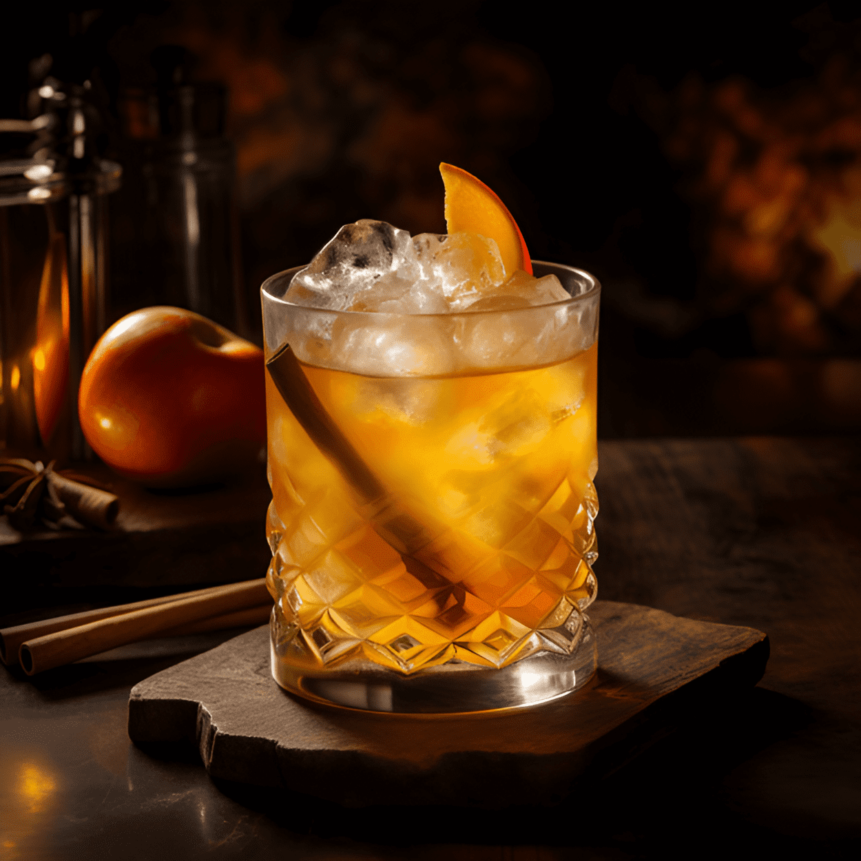 Crown Maple Cocktail Recipe - The Crown Maple cocktail is a sweet and warming drink with a hint of spice. The maple flavor of the whisky is complemented by the sweet and tangy apple cider, while the cinnamon adds a touch of warmth and spice.