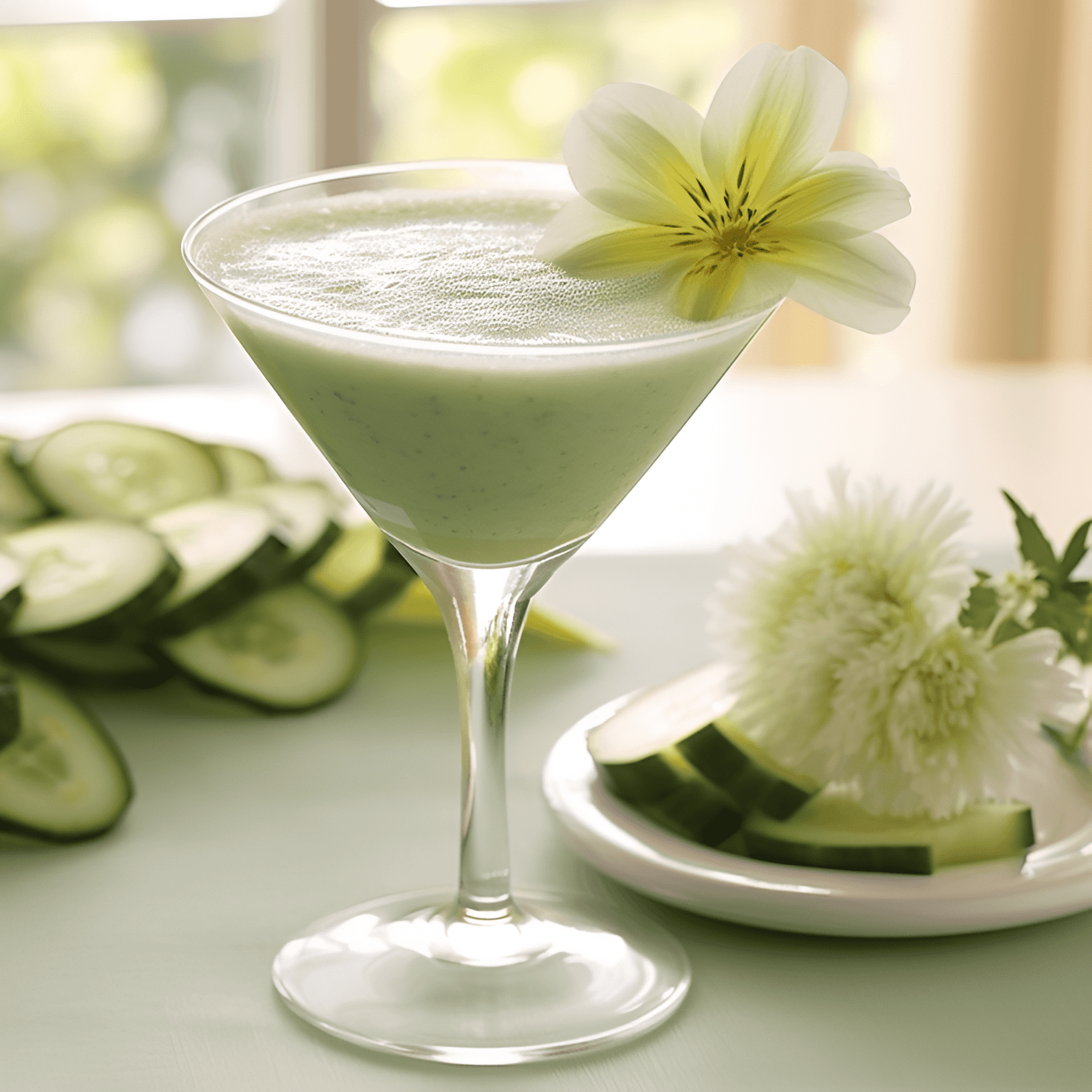 Cucumber Gimlet Cocktail Recipe - The Cucumber Gimlet has a light, crisp, and refreshing taste with a subtle sweetness. The combination of gin, lime juice, and cucumber creates a harmonious balance of flavors, while the simple syrup adds just the right amount of sweetness to complement the tartness of the lime.