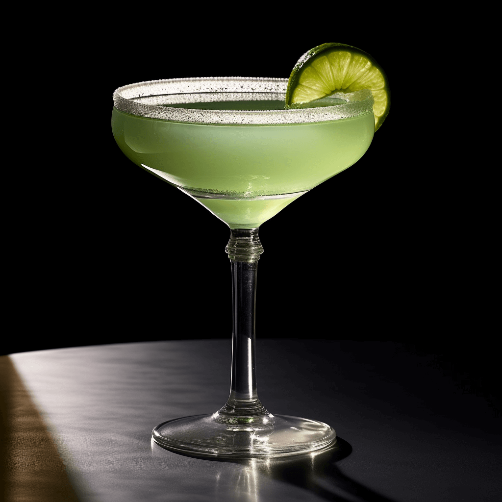 The Daiquiri is a refreshing, tangy, and slightly sweet cocktail with a hint of citrus. It has a light and crisp taste, making it perfect for warm weather or as an aperitif.