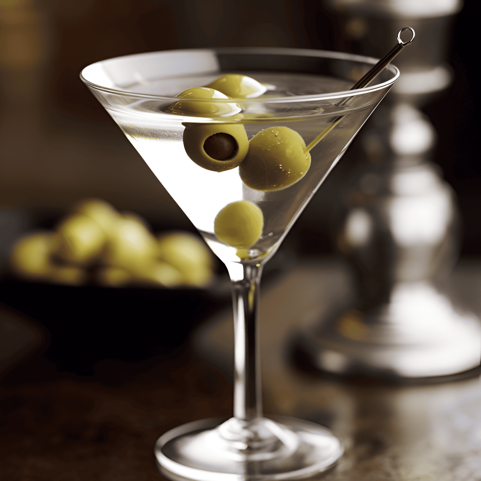 Dirty Martini Cóctel Receta - El Dirty Martini tiene un sabor audaz y sabroso con un toque de salinidad de la salmuera de aceituna. Es un cóctel fuerte y ligeramente amargo con un final suave.