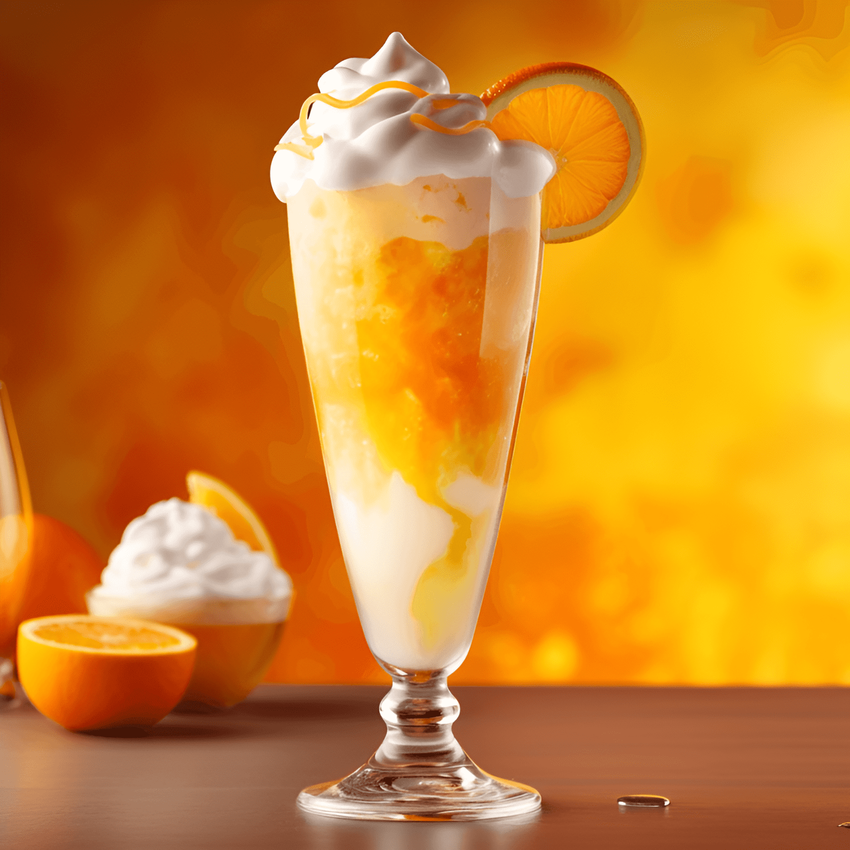 Dreamsicle Cóctel Receta - El cóctel Dreamsicle es una bebida dulce, cremosa y refrescante con un toque de acidez de la naranja. Está bien equilibrado, con una textura suave y aterciopelada que deja un agradable sabor de boca.