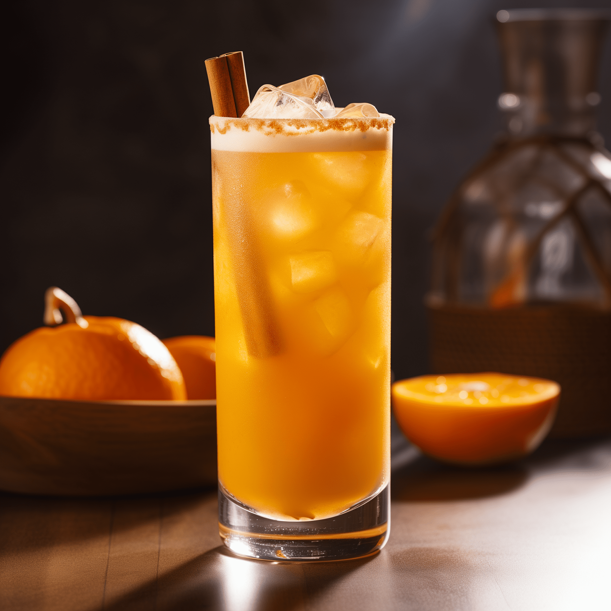 Drunk Pumpkin Cocktail Recipe - The Drunk Pumpkin offers a sweet and spicy taste profile, with the warmth of vodka complemented by the rich, aromatic pumpkin spice. The tonic water adds a slight bitterness and effervescence, while the orange food coloring gives it a festive look without altering the flavor.