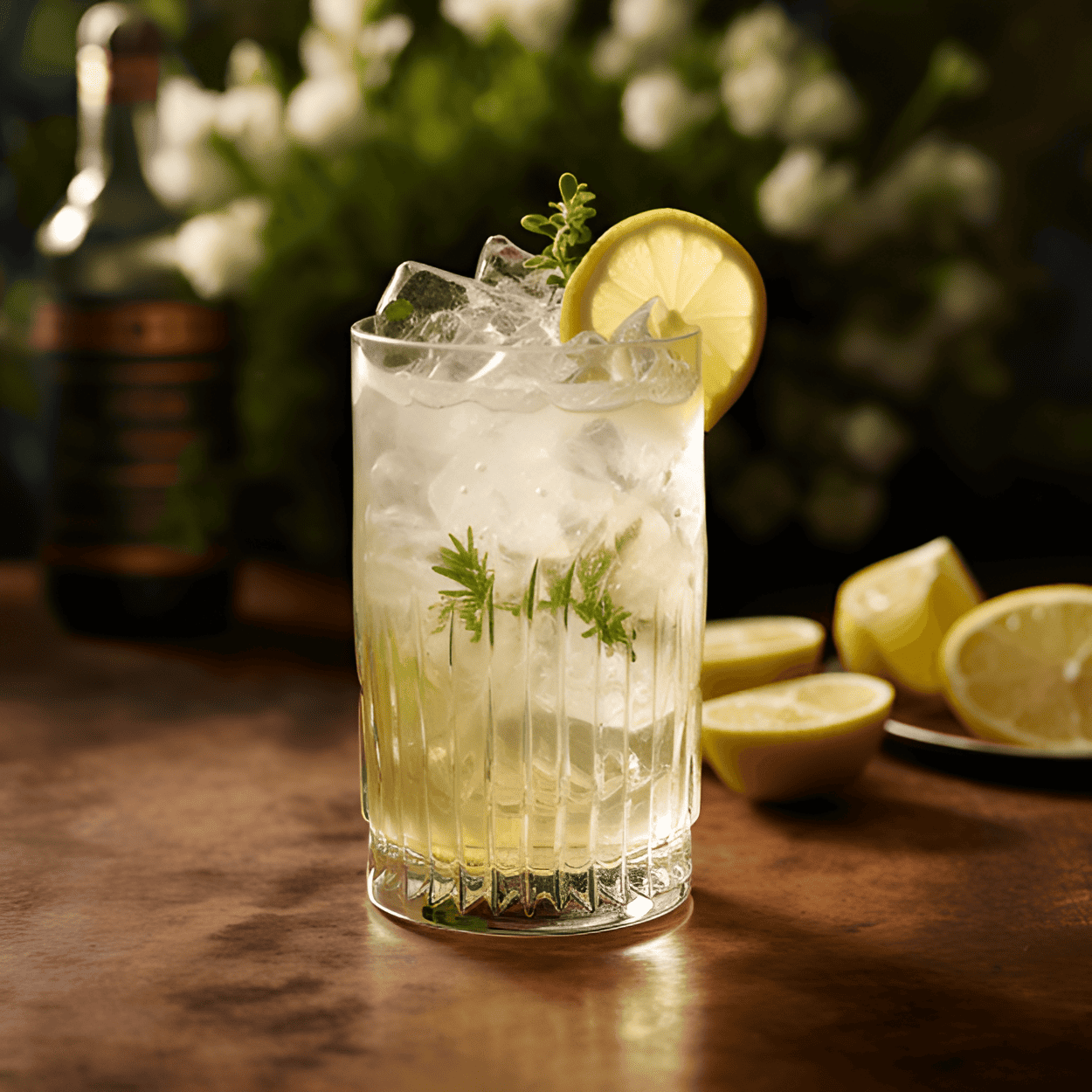 English Highball Cocktail Recipe - The English Highball is a refreshing, effervescent, and slightly sweet cocktail with a hint of bitterness from the tonic water. The botanicals in the gin provide a complex and aromatic flavor profile, while the lemon adds a touch of tartness.