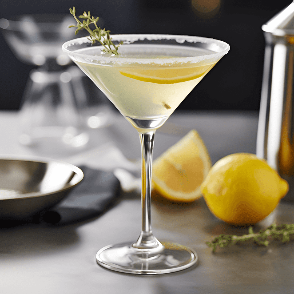 Esquire Martini Cocktail Recipe - The Esquire Martini is a strong, dry cocktail. It has a crisp, clean taste with a hint of bitterness from the vermouth. The gin provides a robust, juniper-forward flavor that is balanced by the subtle sweetness of the orange bitters.