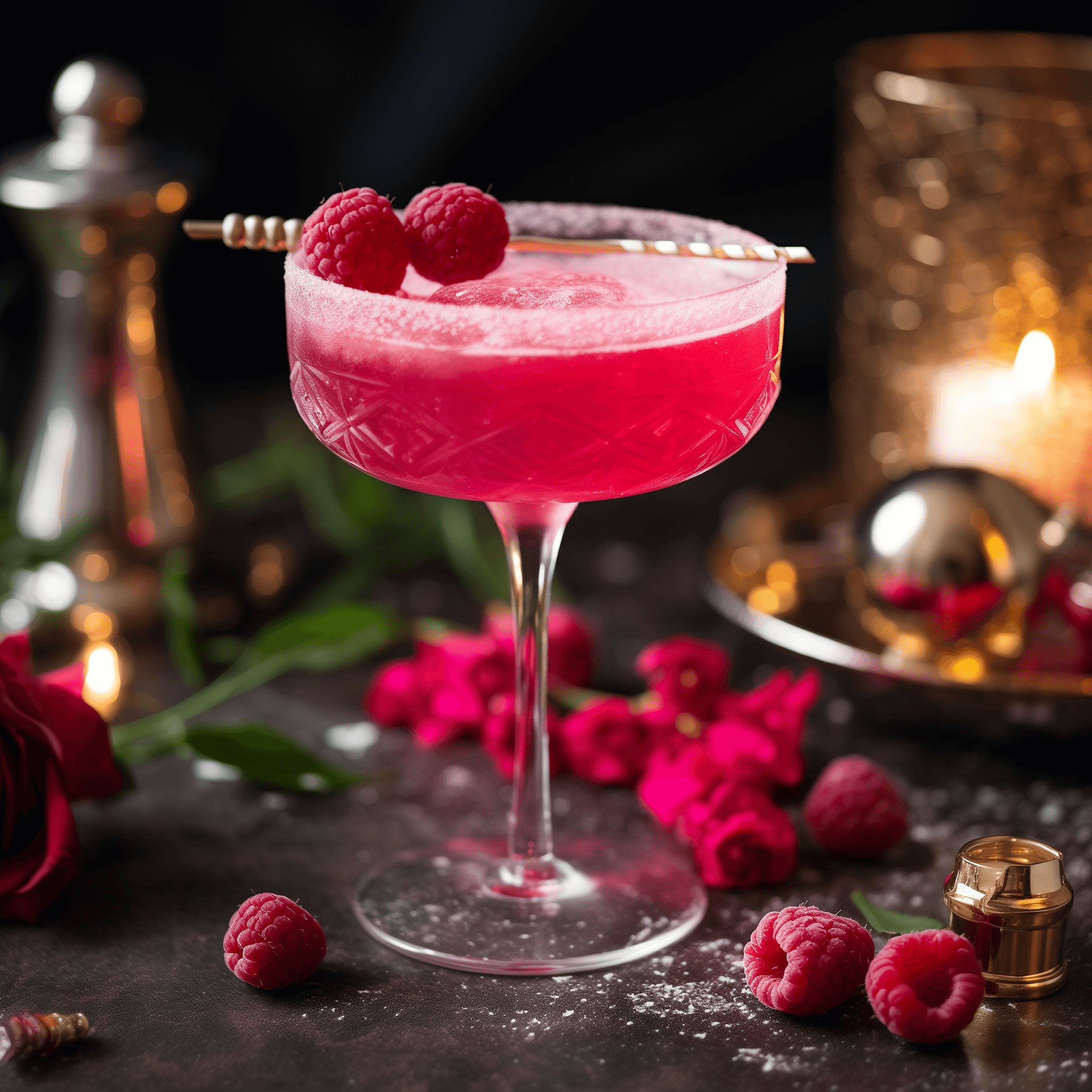 Fairy Belle Cocktail Recipe - The Fairy Belle cocktail is a harmonious blend of sweet, sour, and fruity flavors. The delicate balance of tartness from the lemon juice, sweetness from the elderflower liqueur, and the fruity notes from the raspberry syrup create a refreshing and enchanting taste. The gin adds a subtle herbal undertone, while the egg white gives the cocktail a smooth and velvety texture.