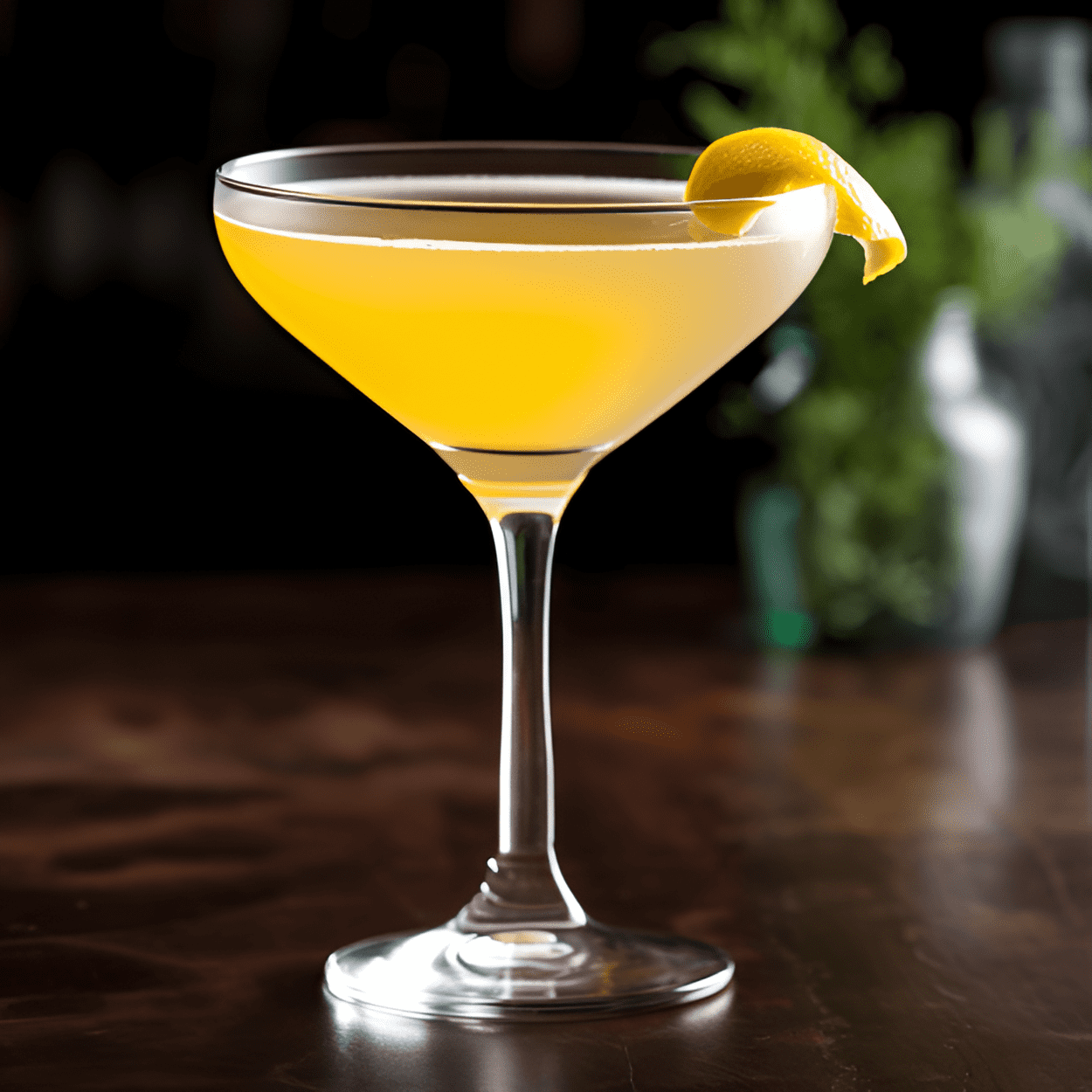 Femme Fatale Cocktail Recipe - The Femme Fatale is a delightful blend of sweet, sour, and strong. The sweetness of the Cointreau is balanced by the sourness of the lemon juice, while the gin adds a potent kick. The cocktail is smooth, refreshing, and has a lingering citrusy aftertaste.