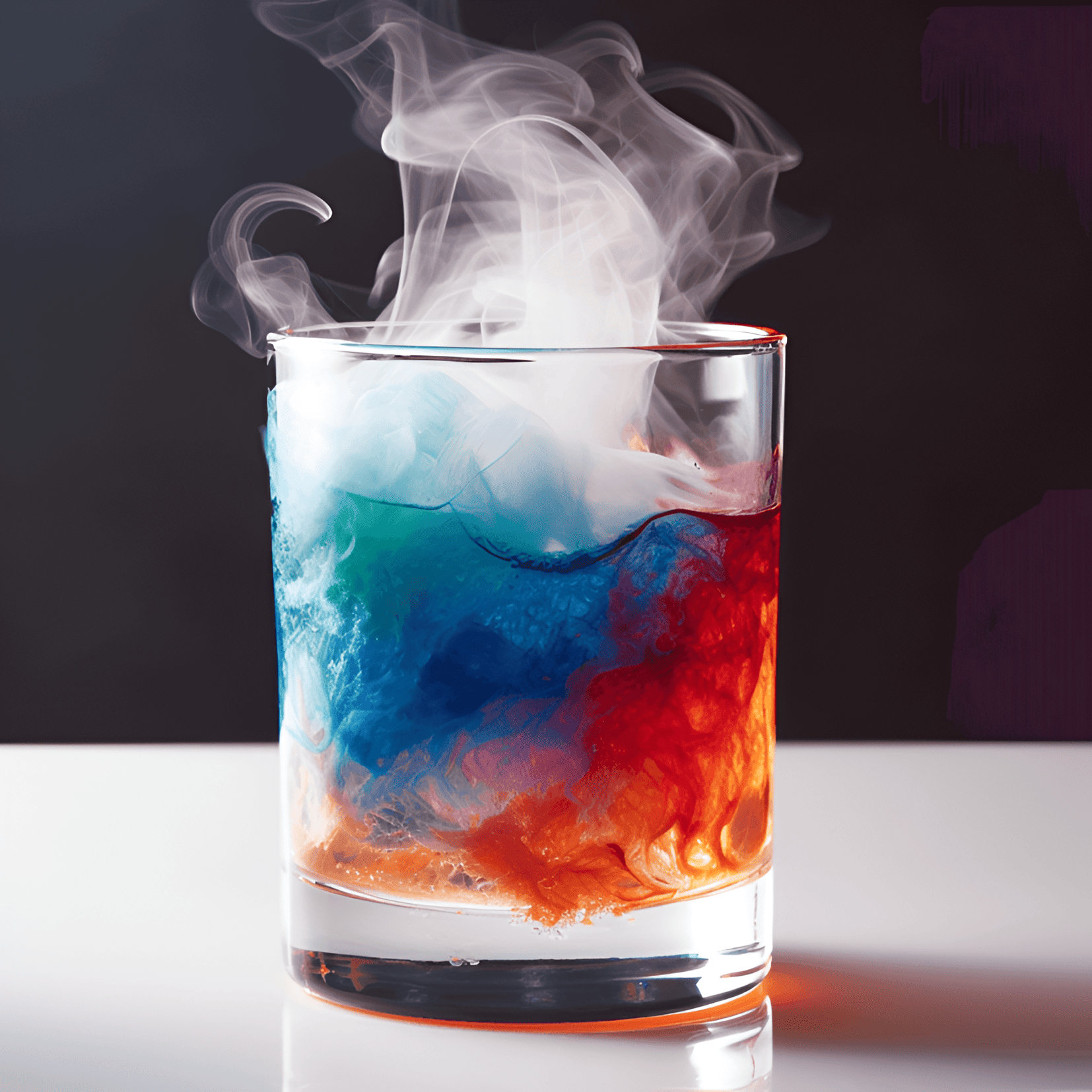 Fire and Ice Cocktail Recipe - The Fire and Ice cocktail has a unique combination of flavors. It starts with a sweet and fruity taste from the grenadine and blue curaçao, followed by a refreshing citrus kick from the lemon juice. The spiciness of the cinnamon schnapps adds a fiery touch, while the cooling sensation of the mint leaves balances it out.