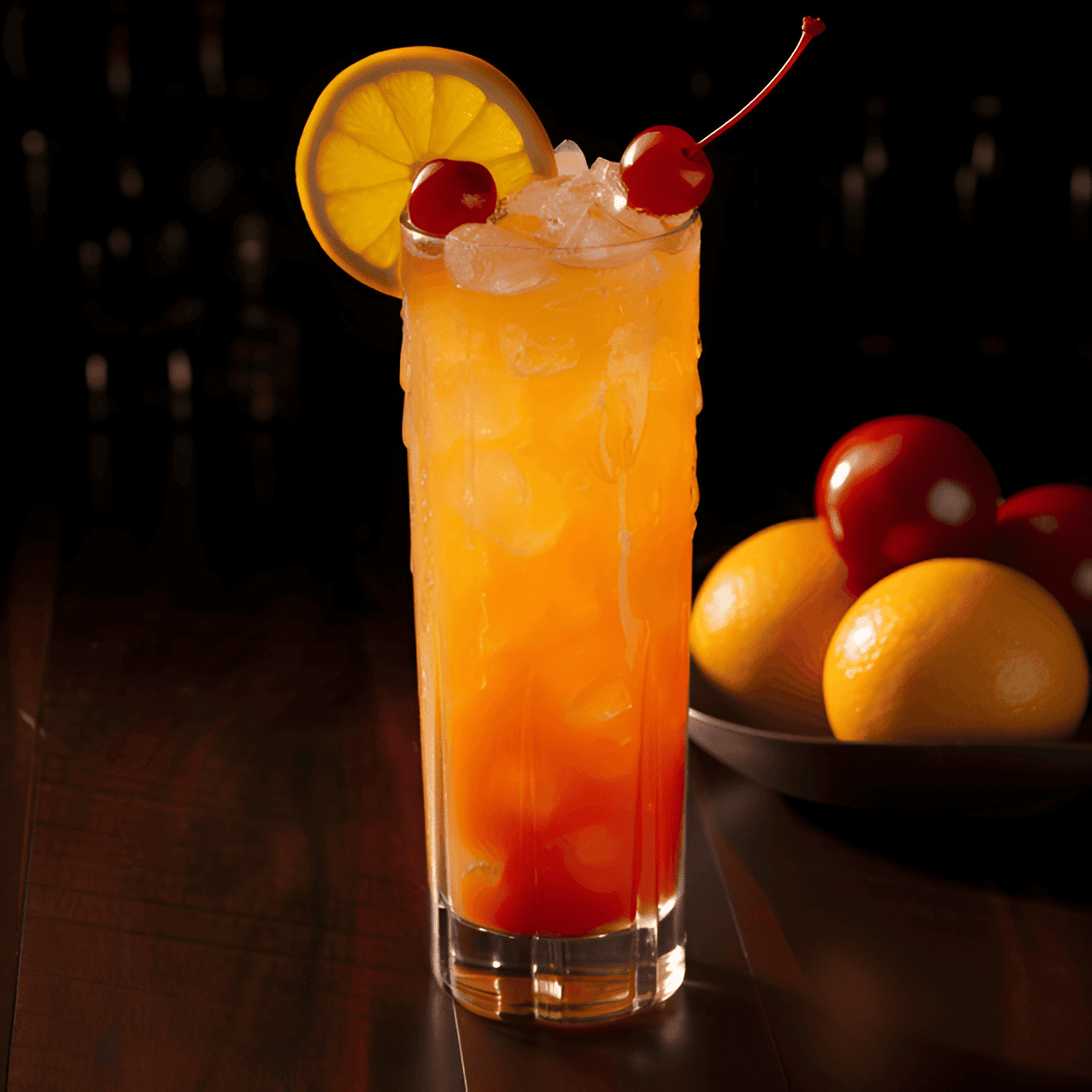 Fog Cutter Cocktail Recipe - The Fog Cutter is a robust cocktail with a complex flavor profile. It's strong and boozy, yet balanced with a sweet and sour tang from the citrus juices and orgeat. The gin, brandy, and rum blend seamlessly, creating a rich, layered taste that's both refreshing and invigorating.