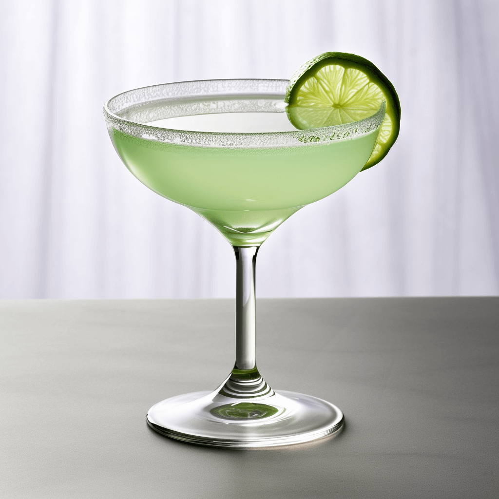 The Gimlet cocktail has a bright, tangy, and slightly sweet taste. The combination of gin and lime juice creates a refreshing and crisp flavor, while the simple syrup adds a touch of sweetness to balance the acidity. The overall taste is clean, sharp, and invigorating.