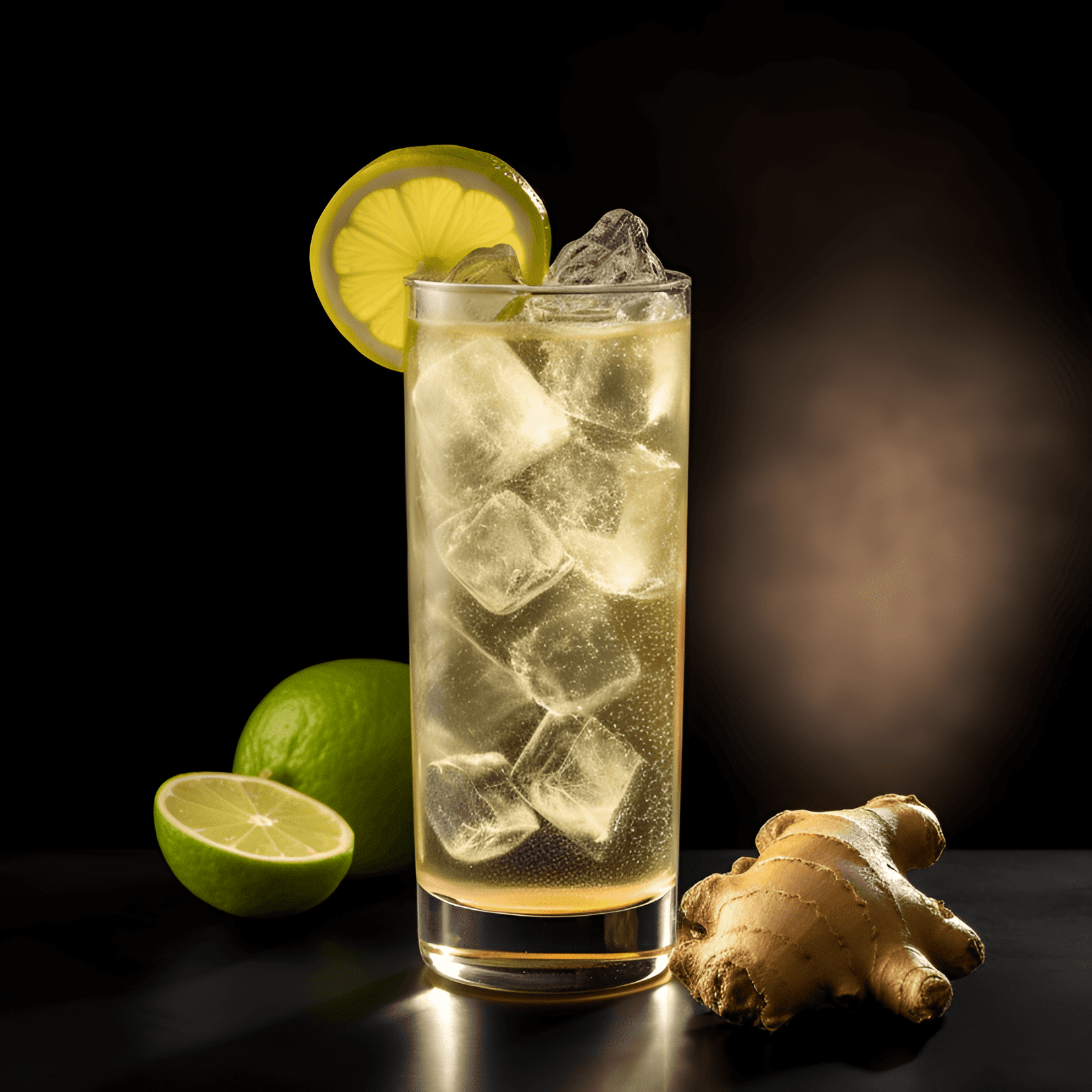 Ginger Highball Cóctel Receta - El Ginger Highball tiene un sabor bien equilibrado que es dulce y picante. El whisky proporciona un sabor cálido y rico, mientras que el ginger ale agrega un toque refrescante y efervescente. La combinación de sabores crea un cóctel ligero, crujiente y vigorizante.