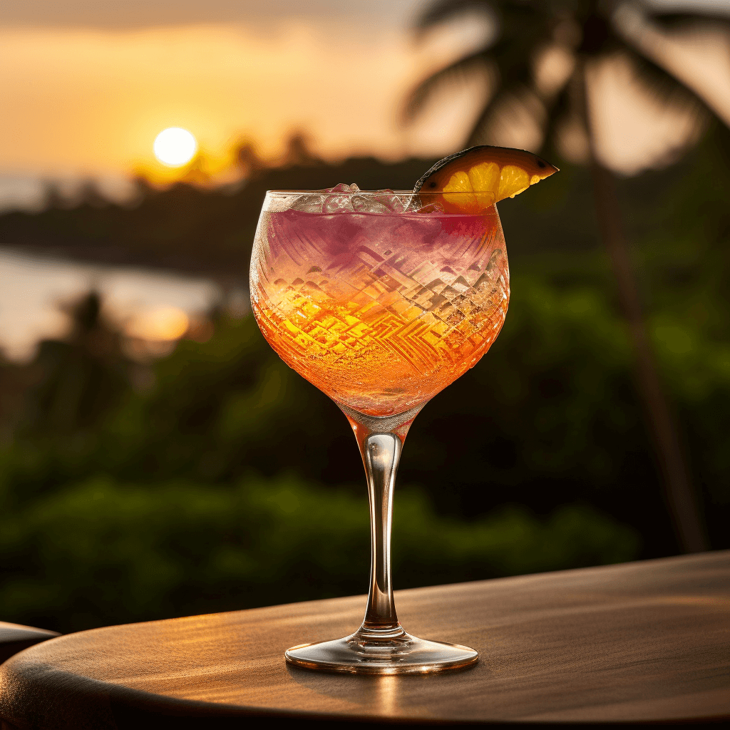 Halekulani Cocktail Recipe - The Halekulani cocktail is a delightful blend of sweet, sour, and fruity flavors. The combination of pineapple juice, lemon juice, and grenadine creates a refreshing and tangy base, while the rum and Cointreau add a smooth, warming kick. The result is a well-balanced, tropical taste that is both invigorating and soothing.