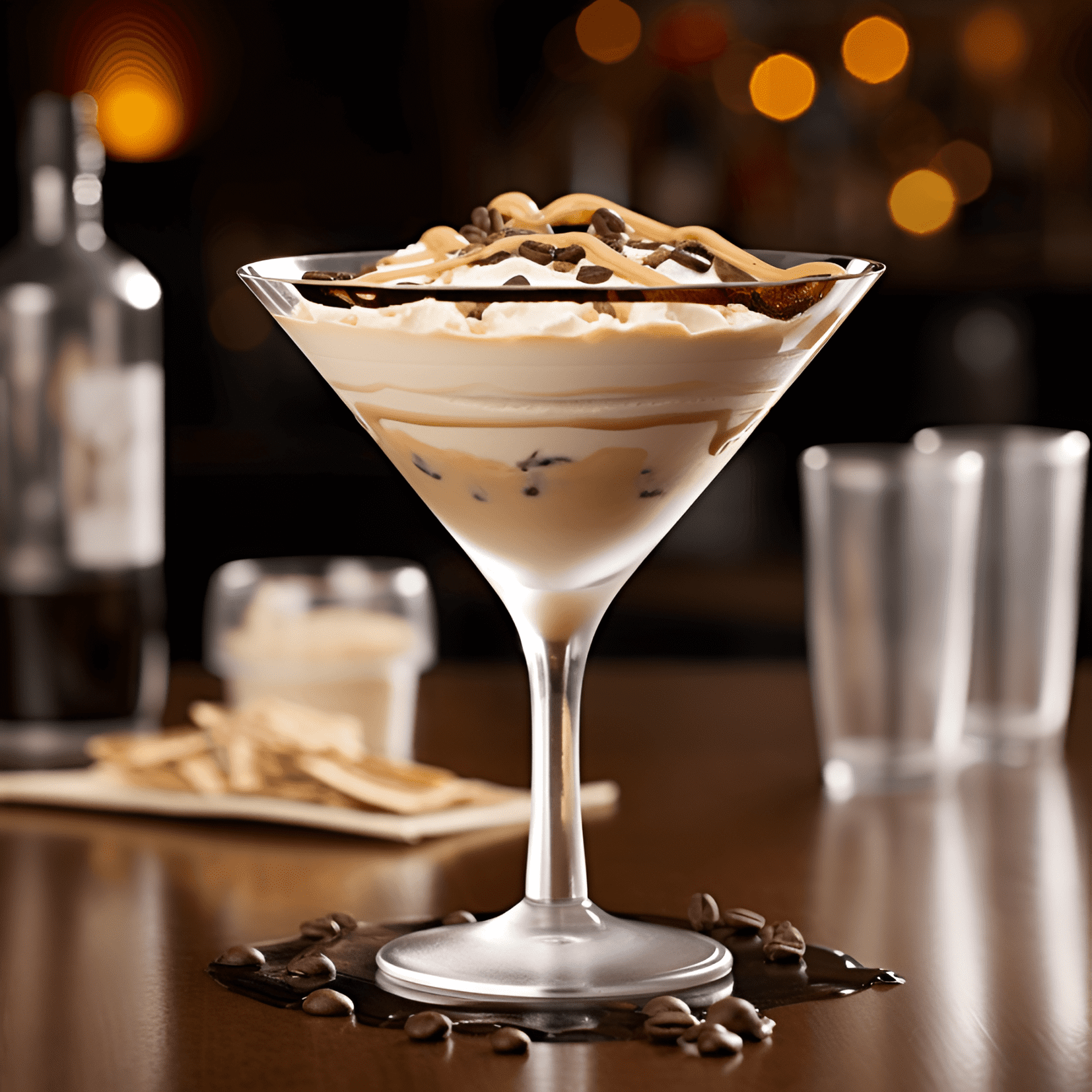 Heath Bar Cocktail Recipe - The Heath Bar cocktail has a rich, creamy, and sweet taste with a hint of toffee and chocolate. It's smooth and velvety, with a slight warmth from the alcohol.