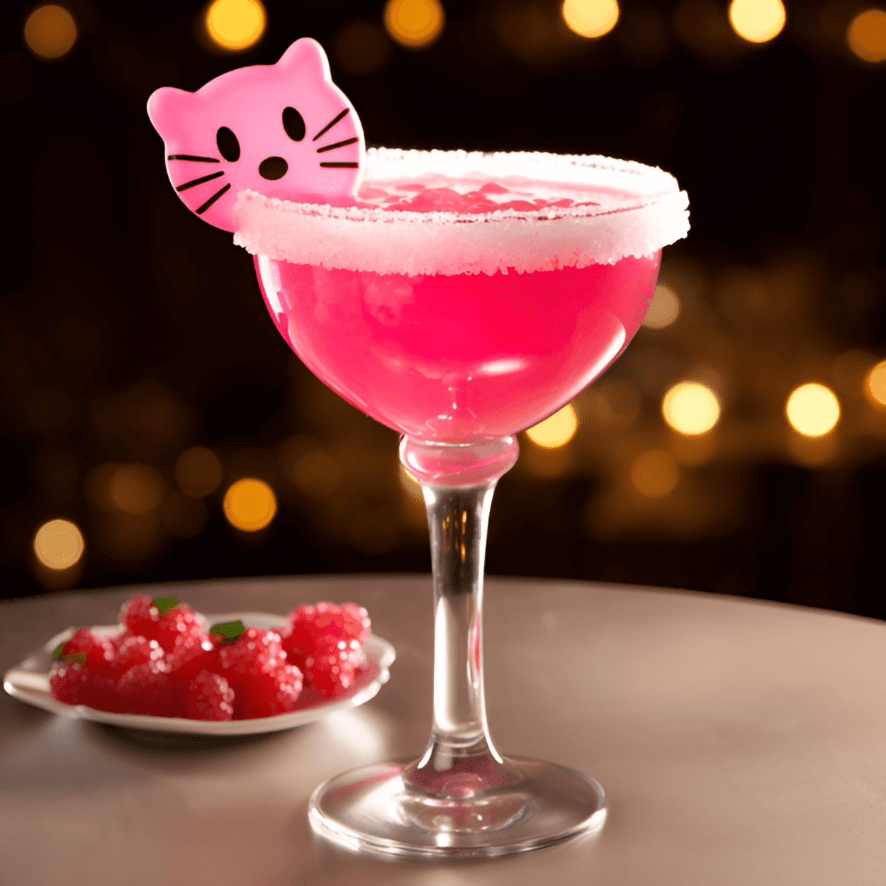 Hello Kitty Cocktail Recipe - The Hello Kitty cocktail is a sweet and fruity delight. It has a refreshing, tangy taste with a hint of tartness from the cranberry juice. The sweetness of the pineapple juice and peach schnapps balance it out perfectly, making it a light and enjoyable drink.