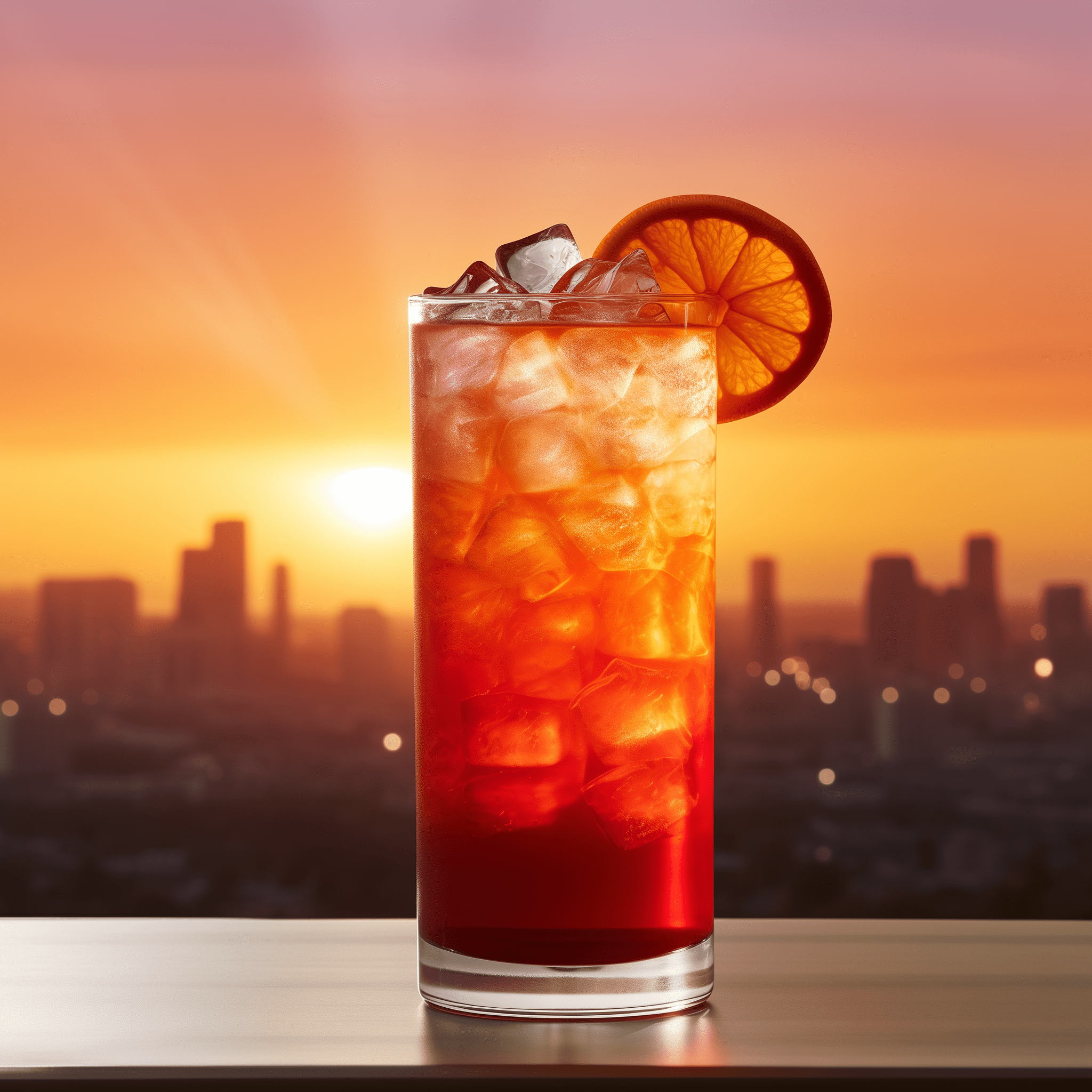 Henny Sunrise Cocktail Recipe - The Henny Sunrise offers a harmonious blend of sweet, tangy, and robust flavors. The grenadine provides a deep sweetness, while the sweet and sour mix adds a refreshing tartness. The Hennessy cognac delivers a smooth, oaky backbone with hints of vanilla and fruit.